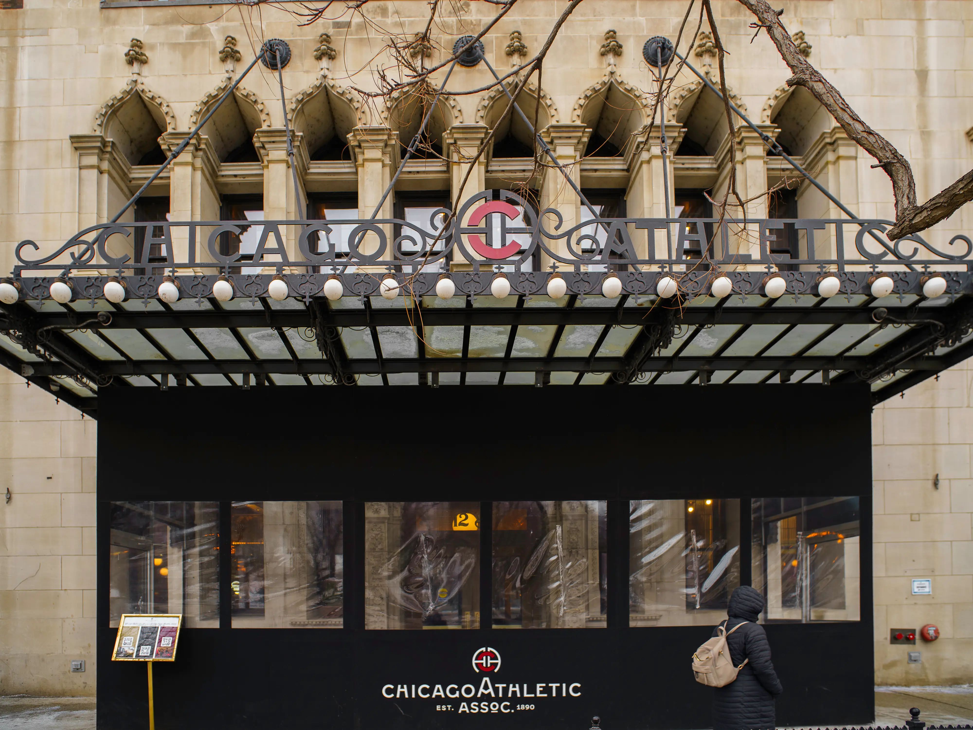 The exterior of the Chicago Athletic Association