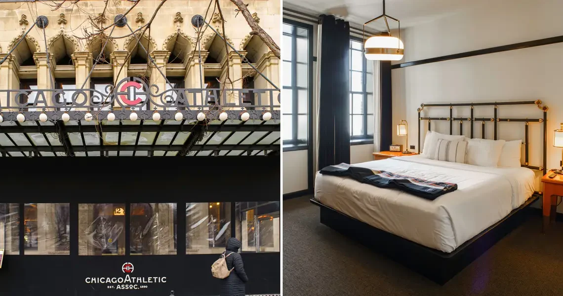 I stayed at a Chicago hotel that was once a Gilded Age men’s club. The history drew me in, but playful details won me over.