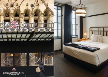 I stayed at a Chicago hotel that was once a Gilded Age men’s club. The history drew me in, but playful details won me over.
