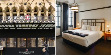 I stayed at a Chicago hotel that was once a Gilded Age men’s club. The history drew me in, but playful details won me over.