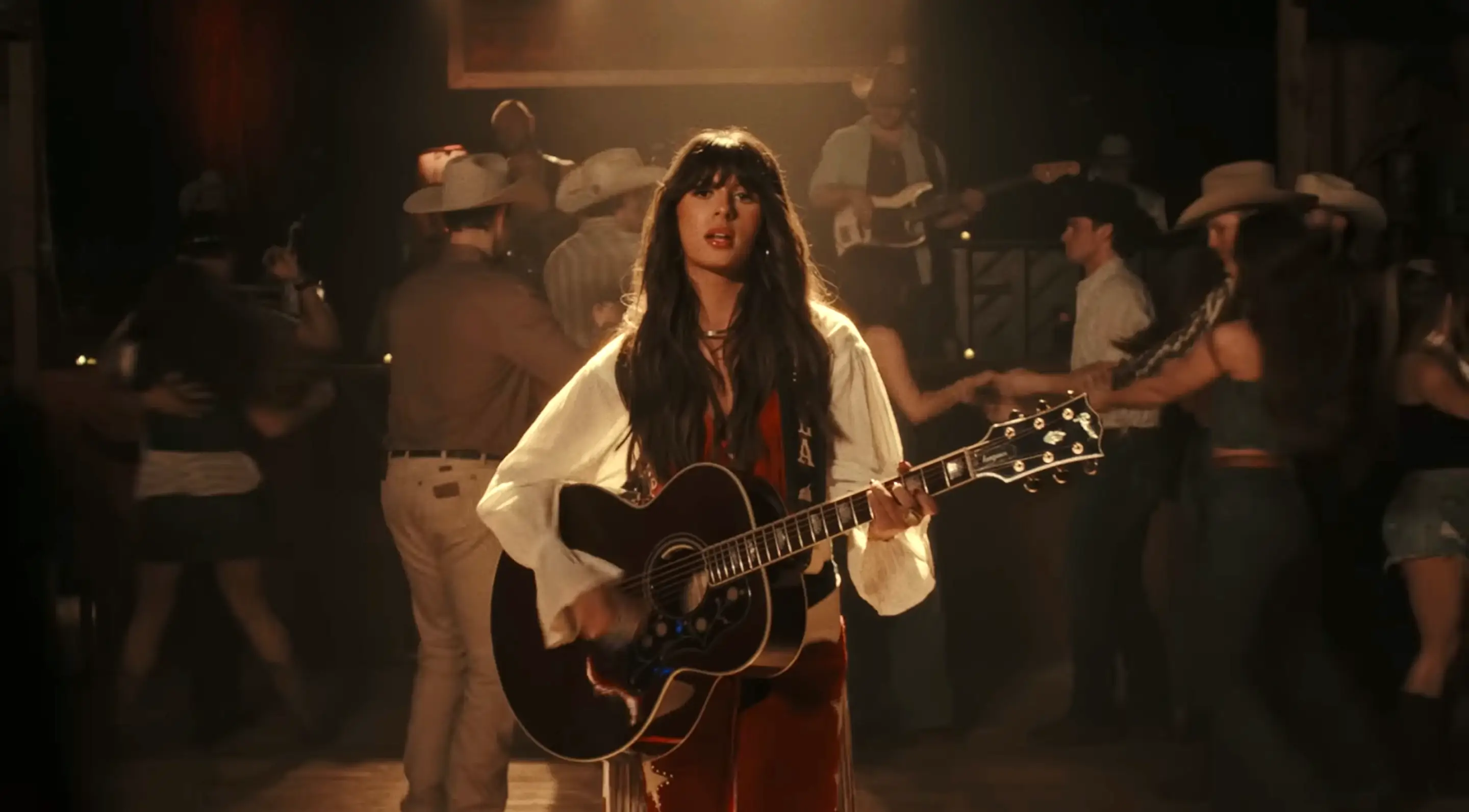 Ella Langley in the music video for