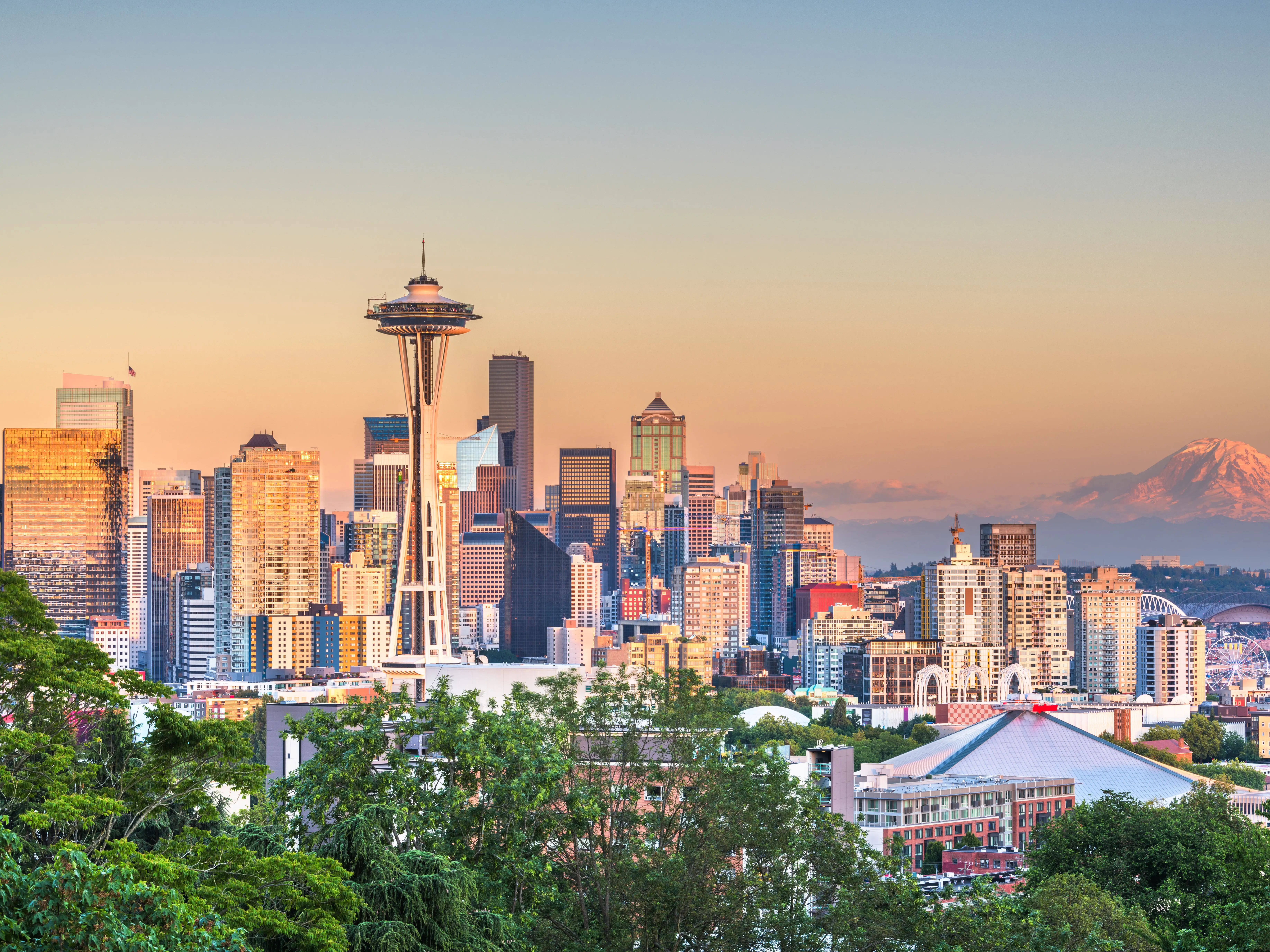 Buildings in Seattle, Washington.