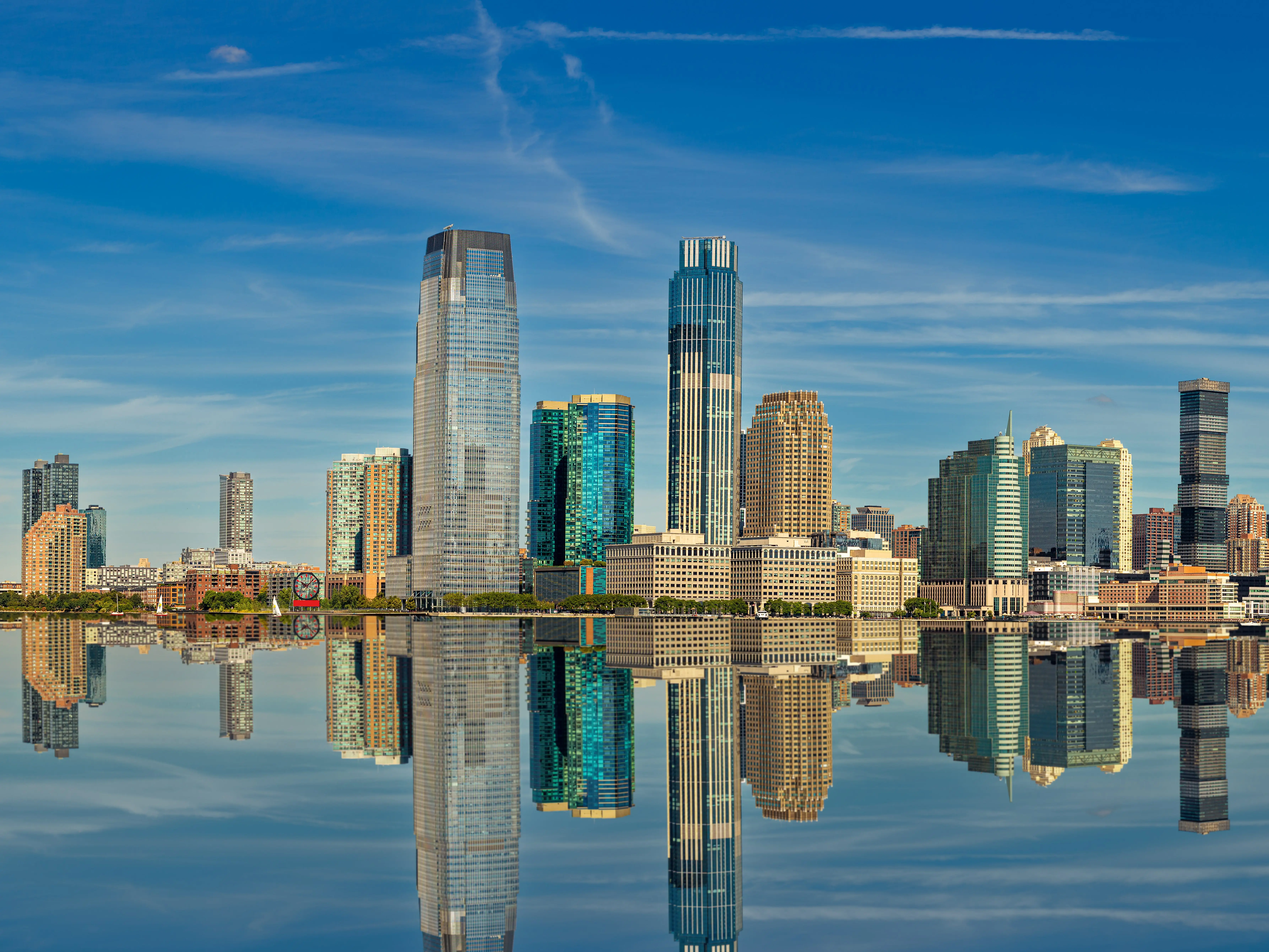 The Jersey City skyline.