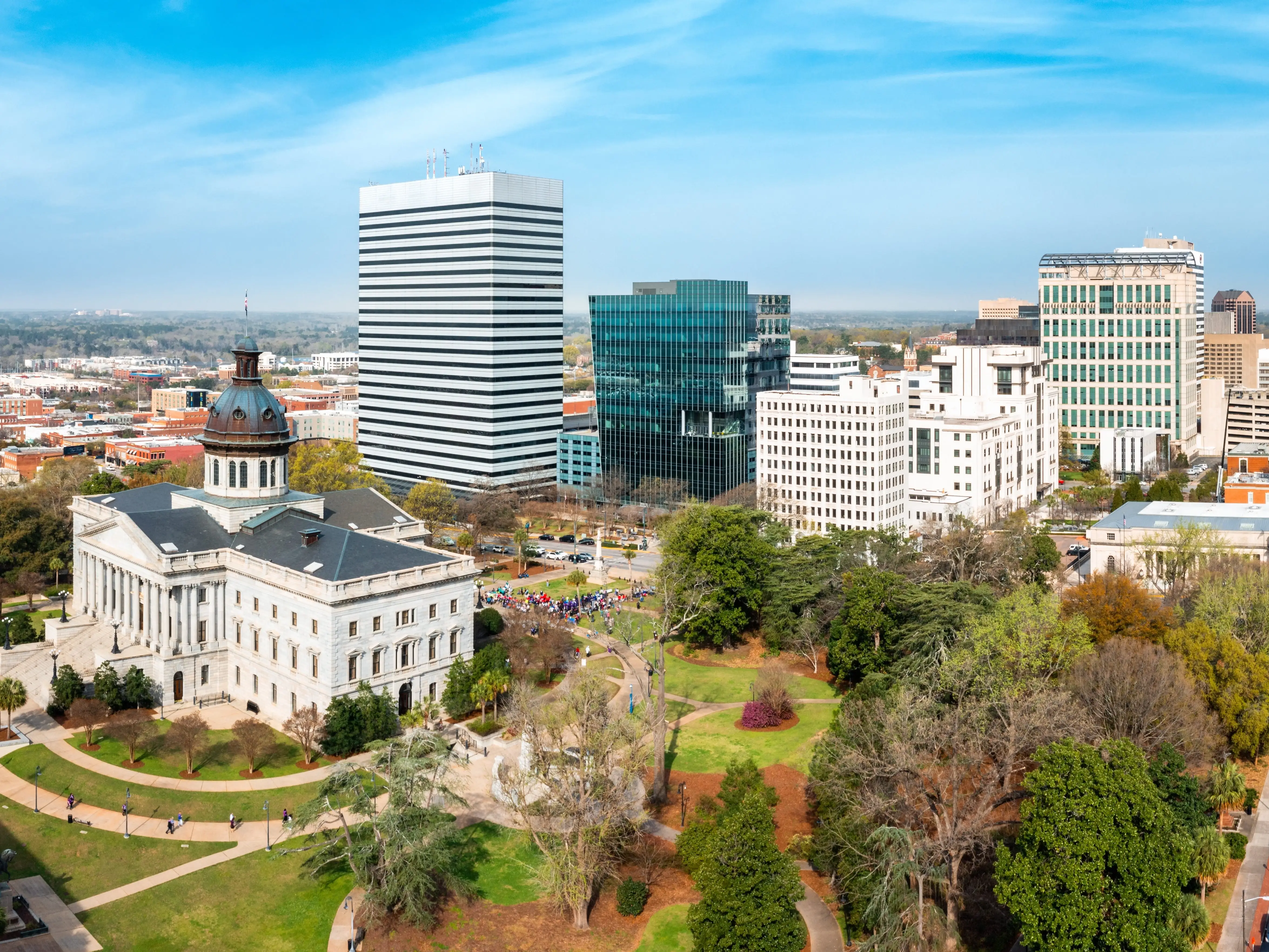 Buildings in Columbia, South Carolina.