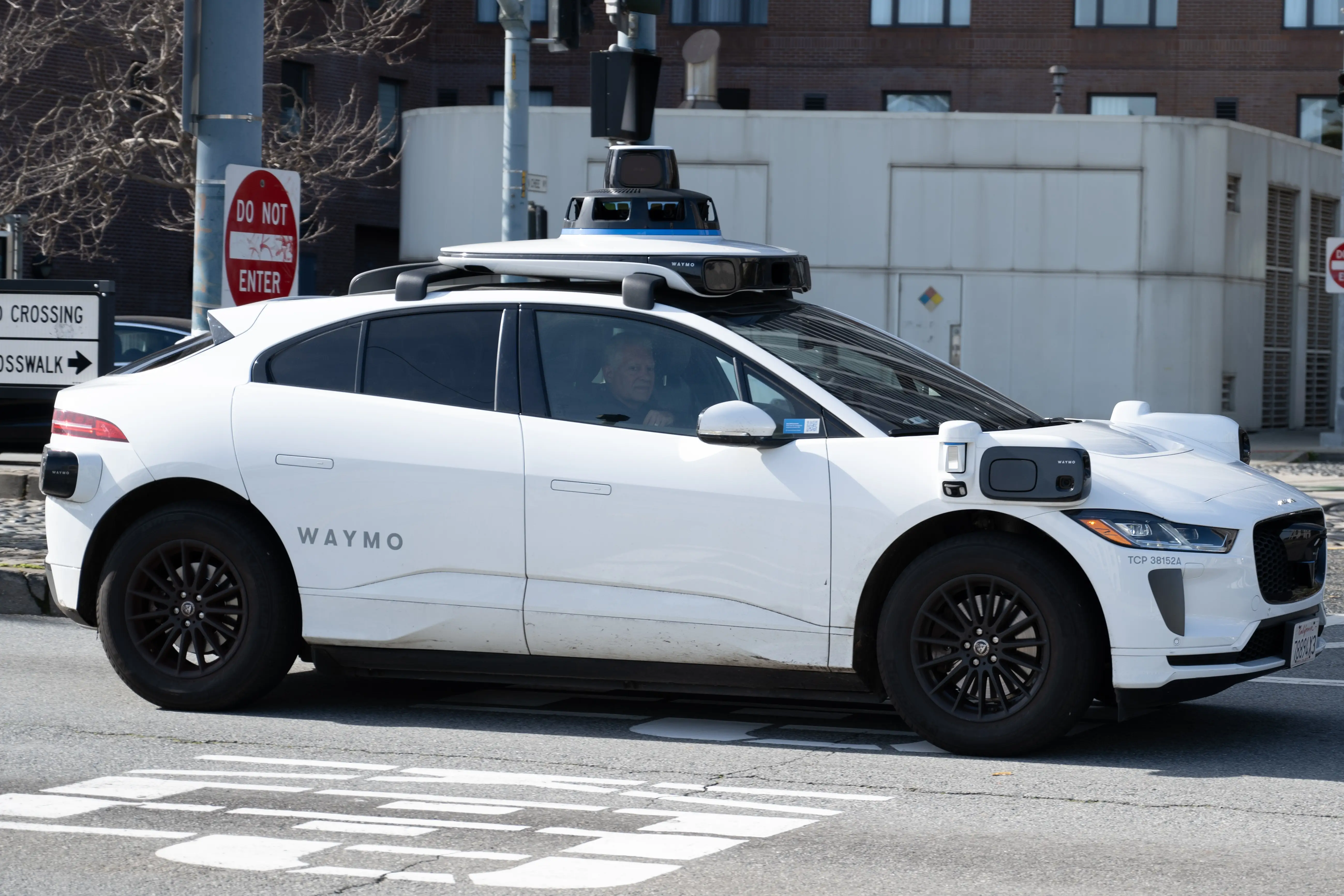 Waymo car in San Francisco.