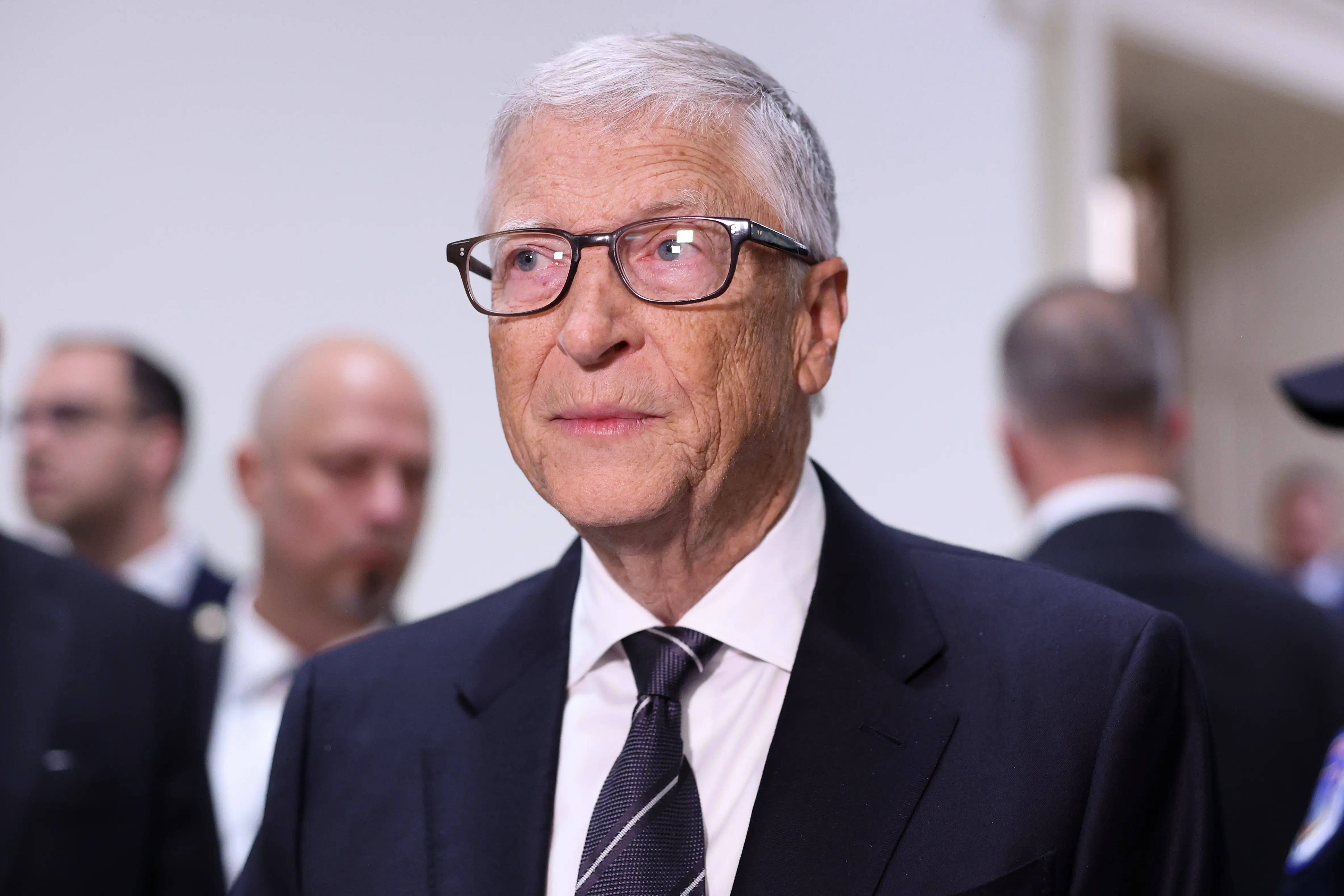 Bill Gates in a suit