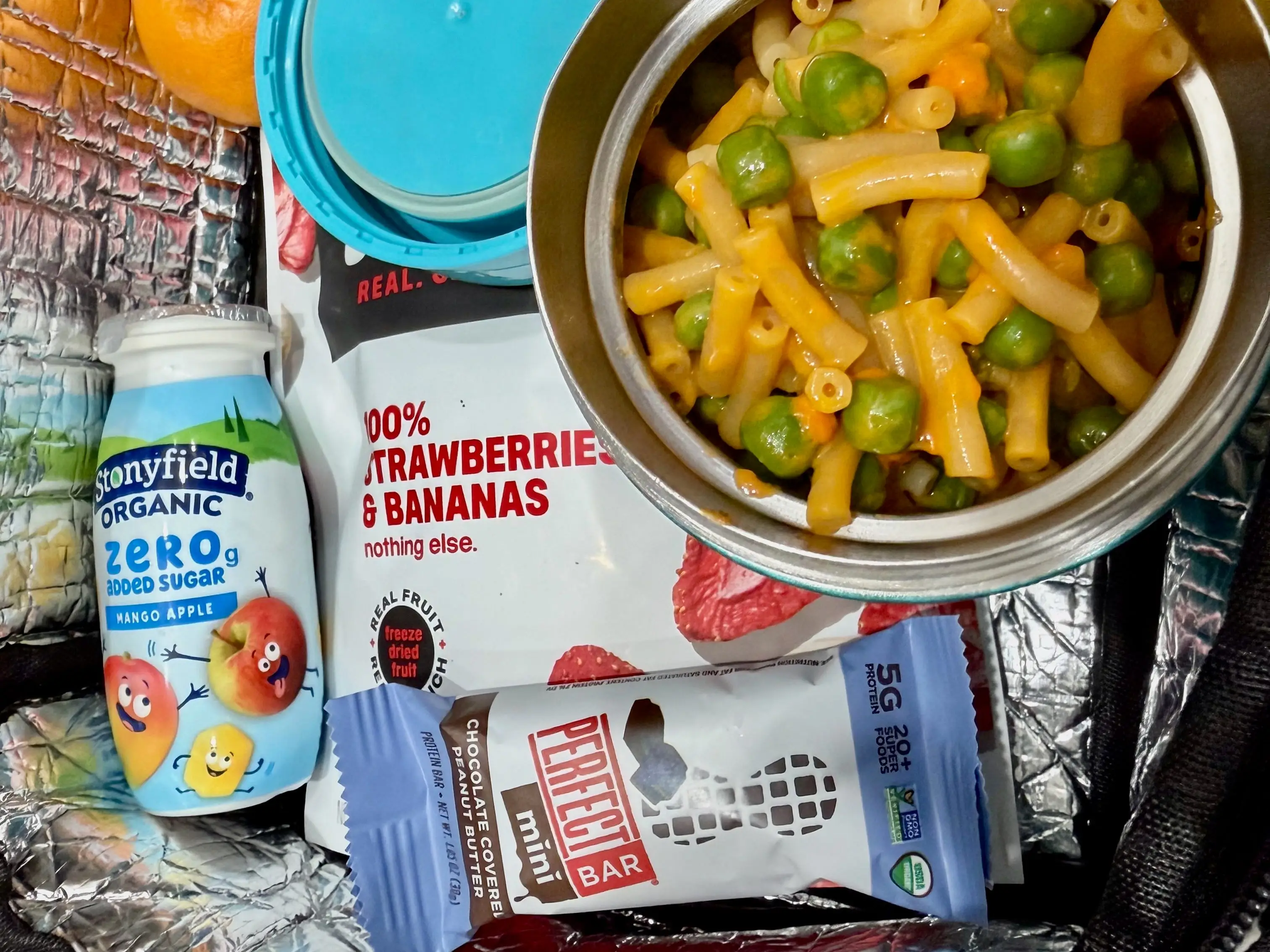 Packed school lunch