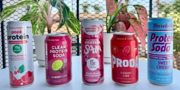 I tried 5 different protein sodas. One stood out for having the best flavor and highest protein content.