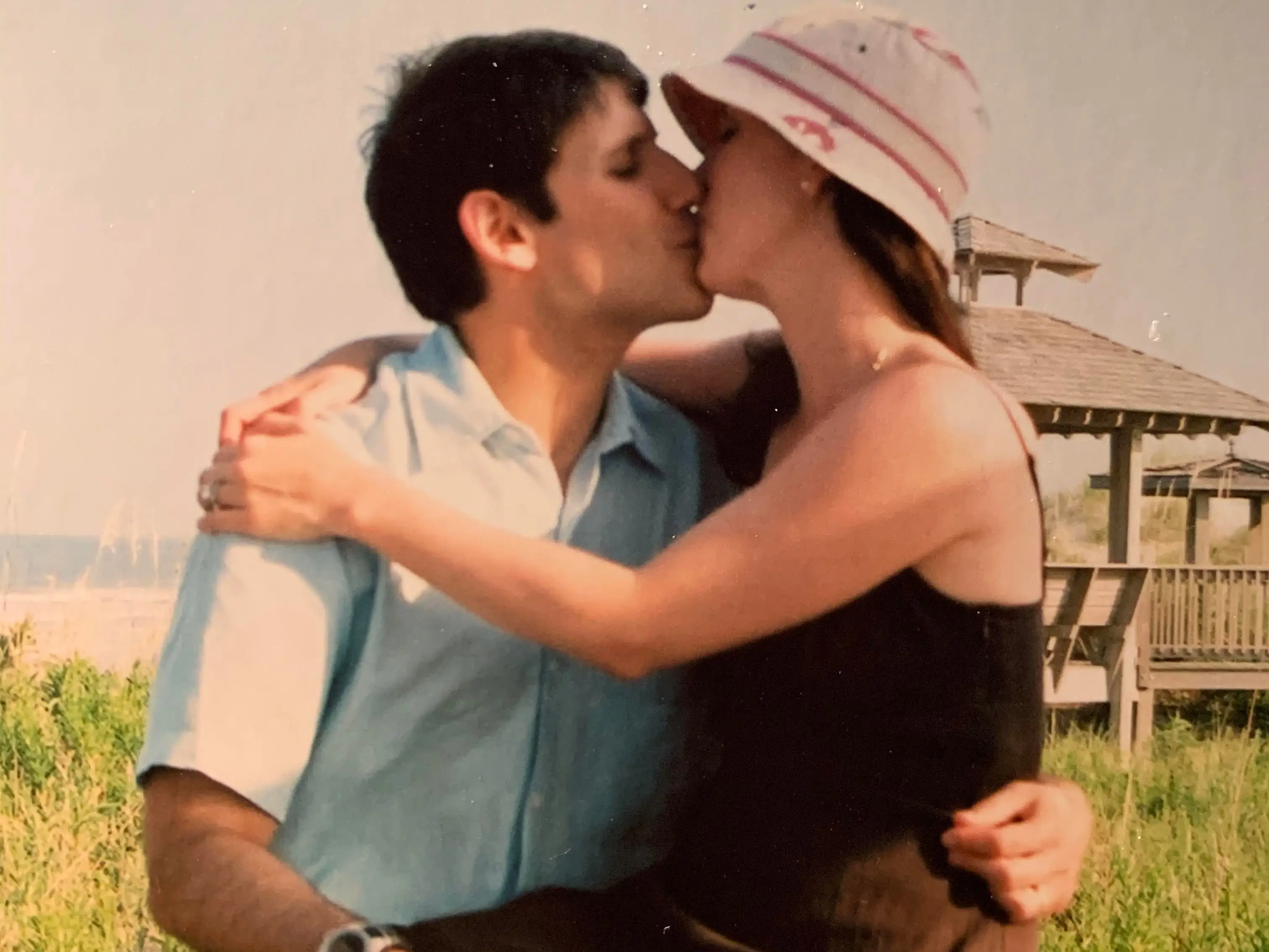 Couple kissing