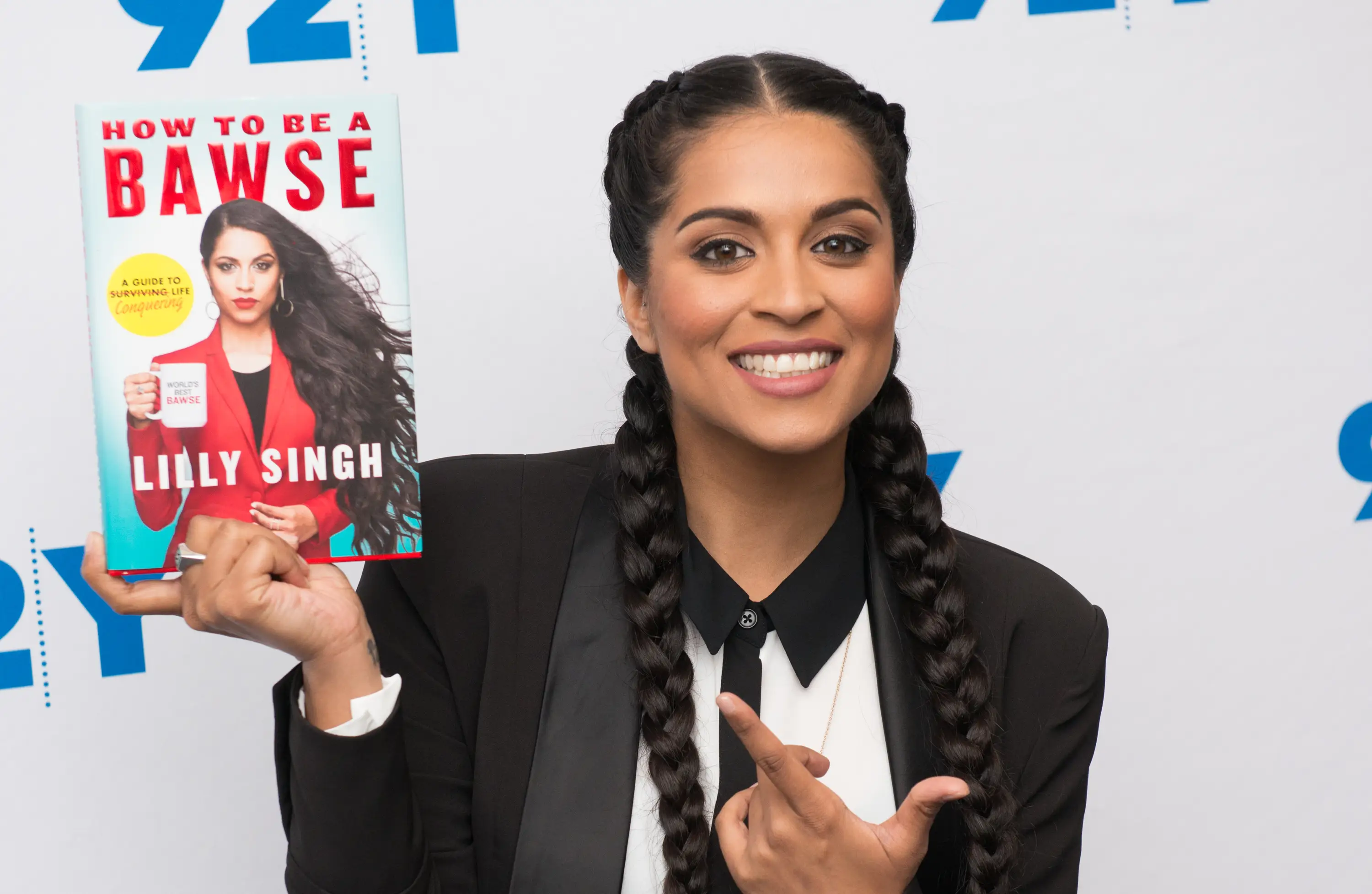 YouTube creator Lilly Singh promoted her book at the 92nd Street Y.