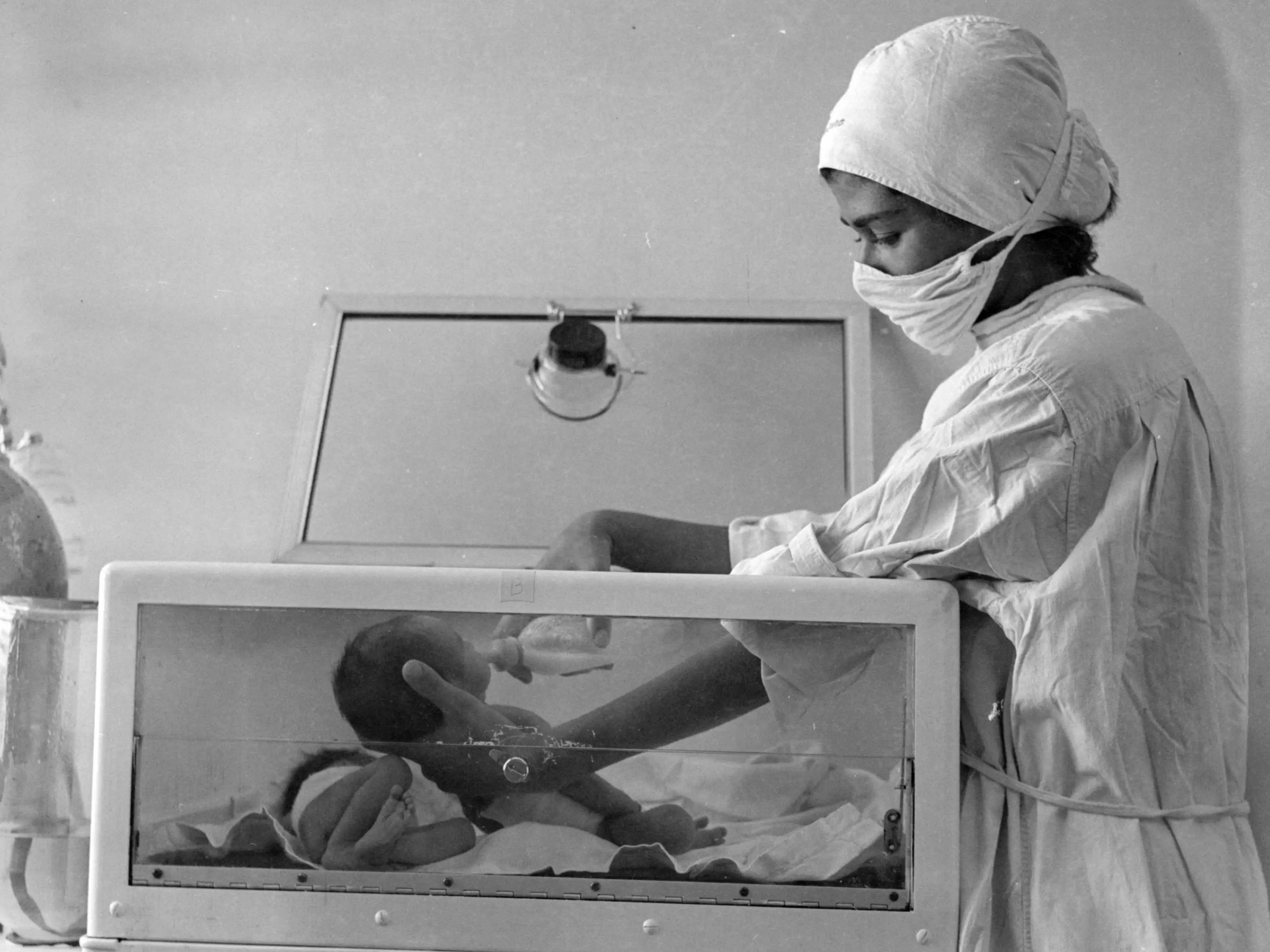 CUBA - CIRCA 1959: Cuba. Maternity hospital, about 1960.