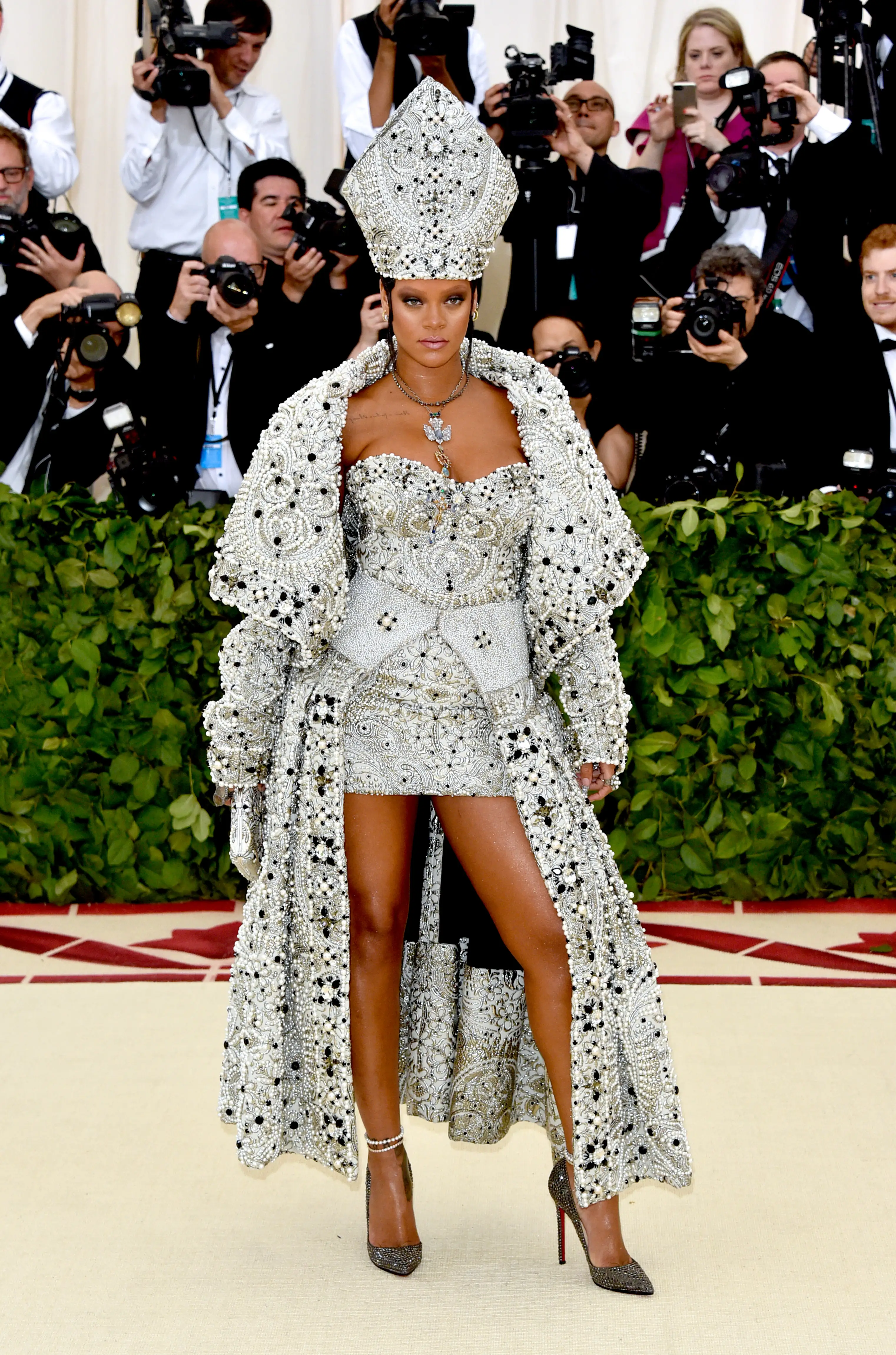 Rihanna at the 2018 Met Gala.