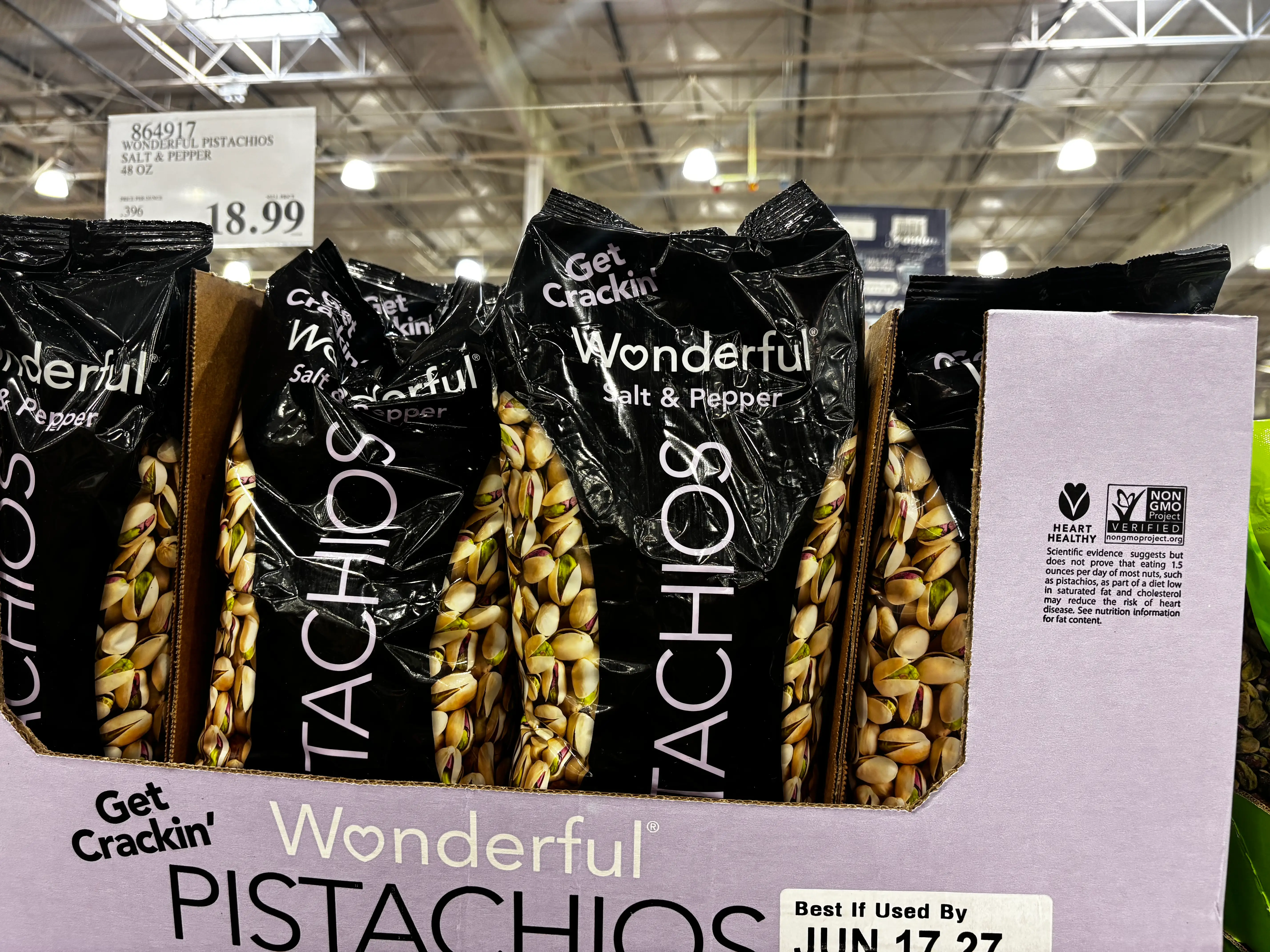 Wonderful pistachios at Costco