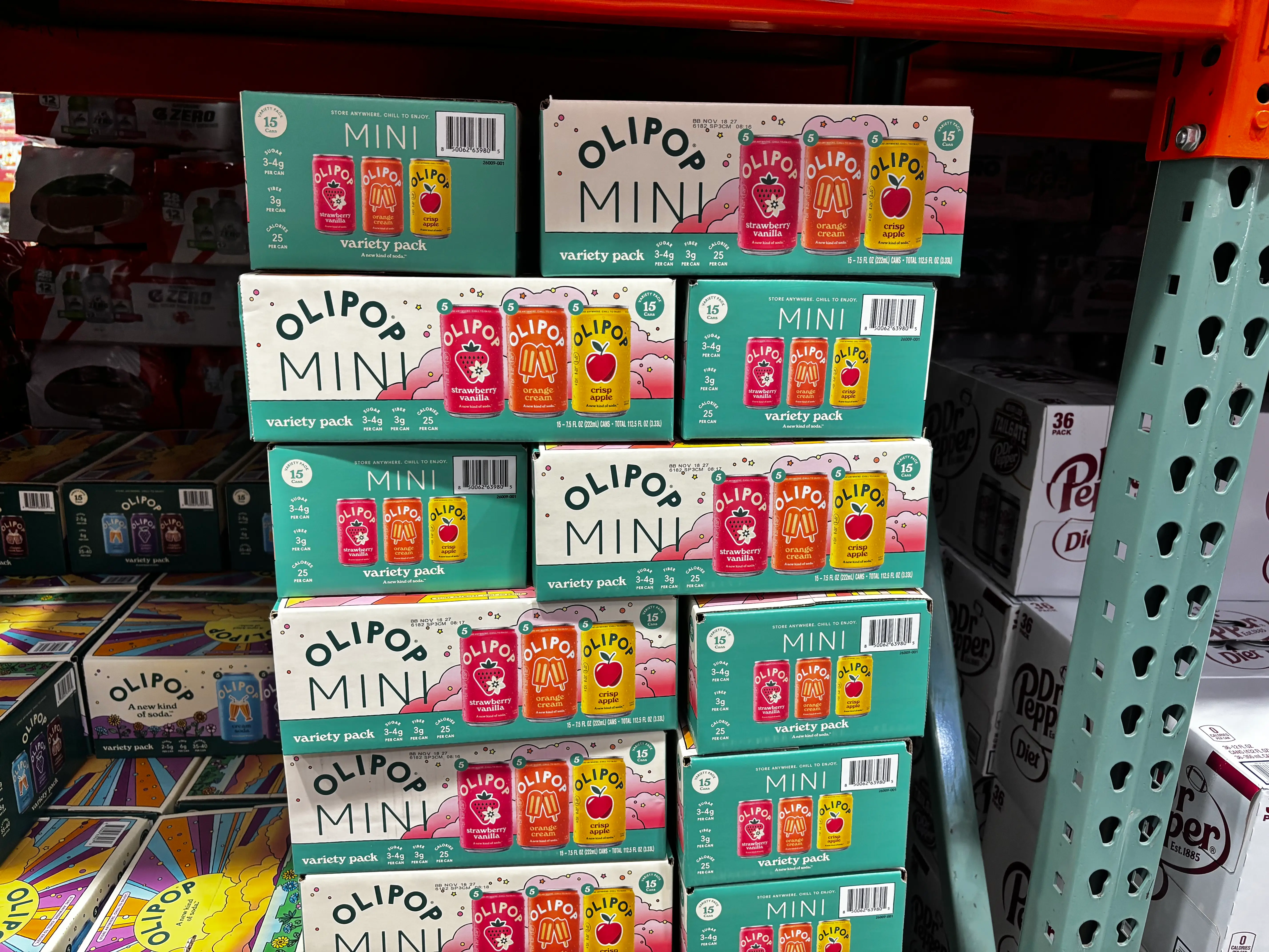 Olipop mini cans at Costco