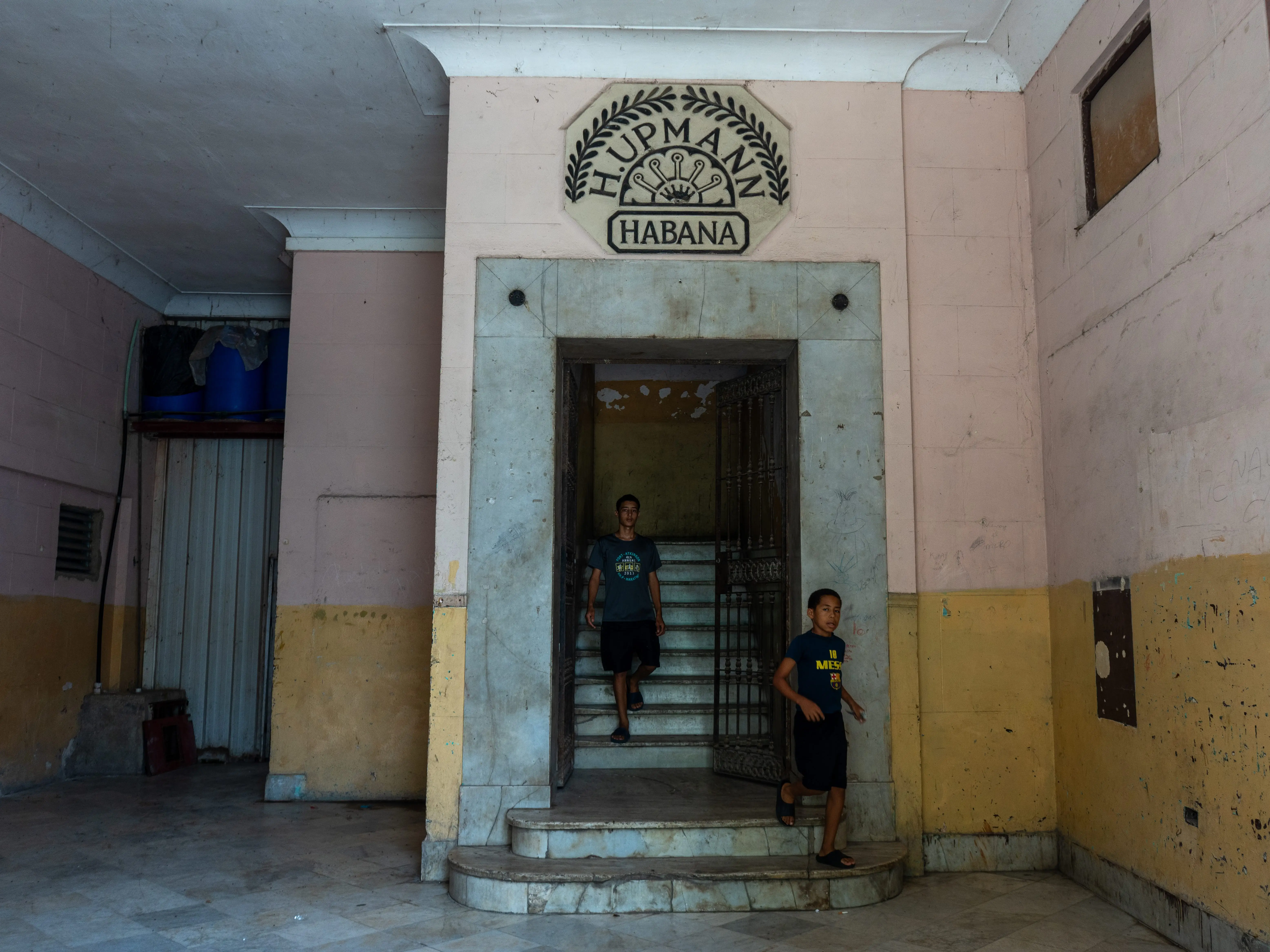 The former Upmann cigar factory, now used as a residential building, is seen in Havana, Cuba, on June 22, 2026. The facility was nationalized following the Cuban Revolution and has since been repurposed to provide housing for local residents.