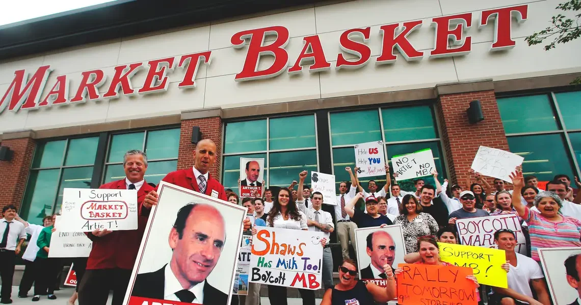 How a succession battle over a beloved New England supermarket empire turned ugly