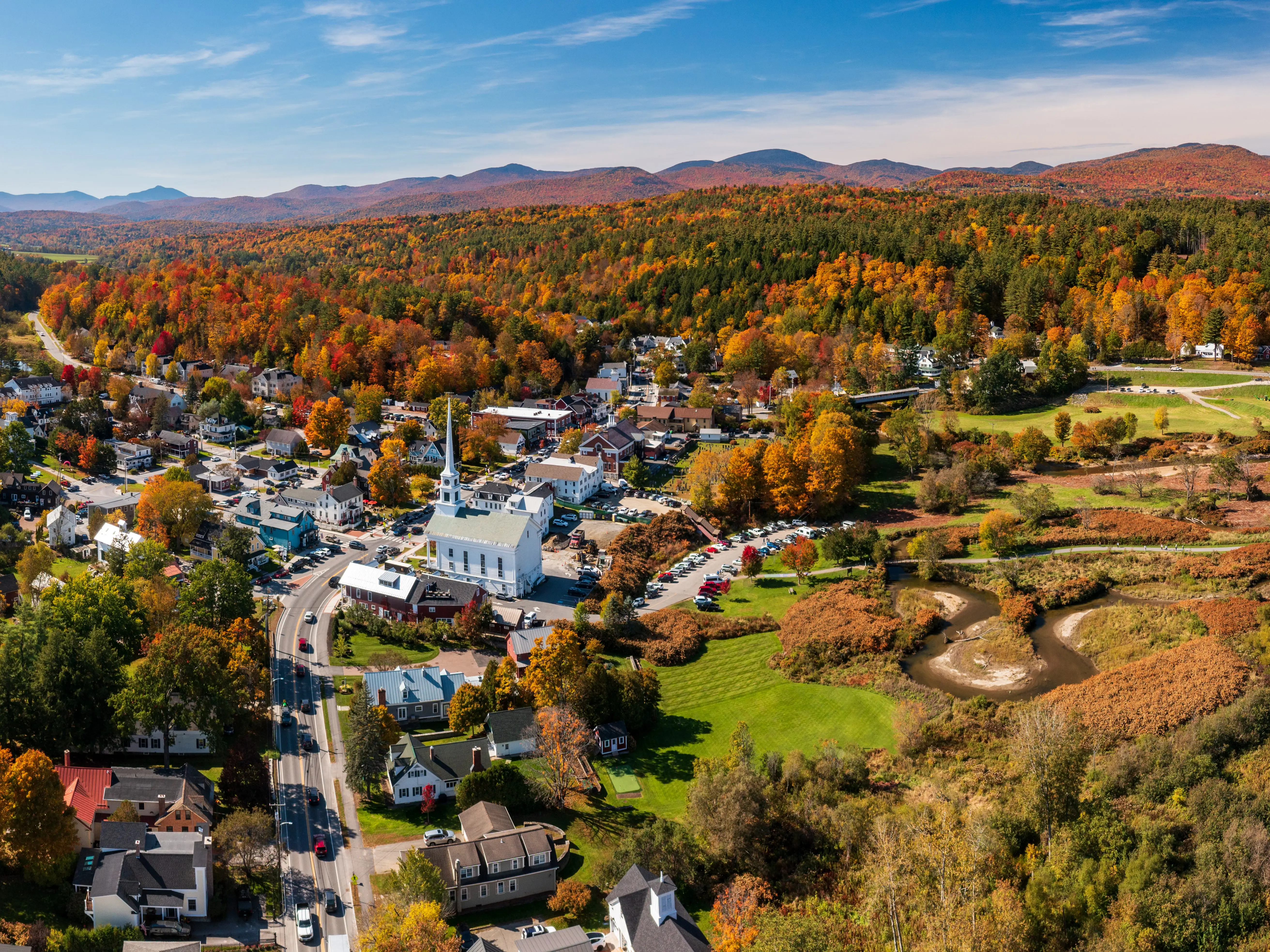 Greenville, NH from the air