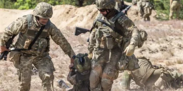 At this NATO training camp, the aim is to train the Ukrainians who can then turn around and train everyone else