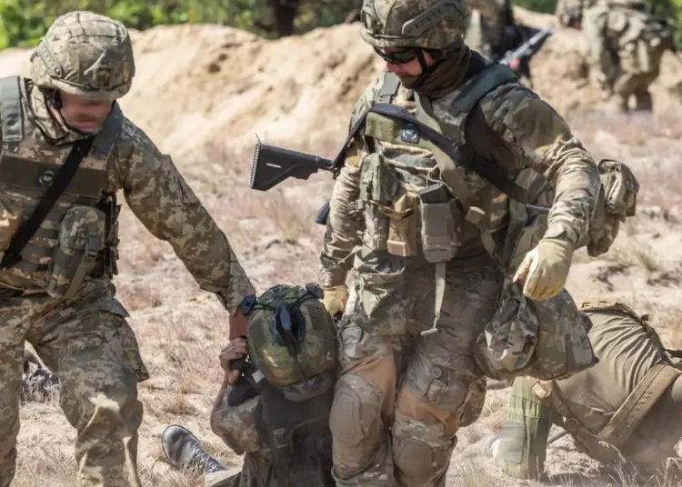 At this NATO training camp, the aim is to train the Ukrainians who can then turn around and train everyone else