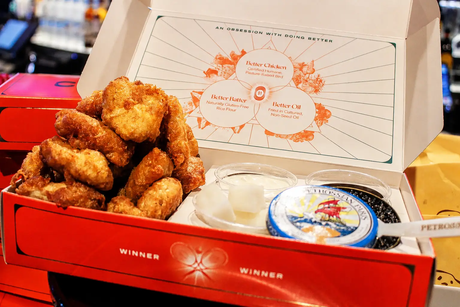 coqodaq chicken nugget box