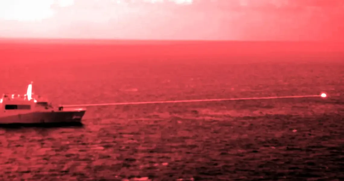 The US Navy’s top admiral says lasers are key to keeping cheap drones from eating into warship missile magazines