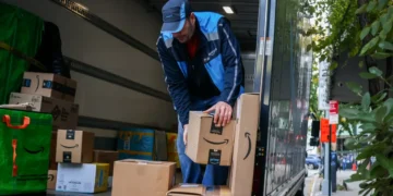 Amazon projects it’s on track to deliver nearly 90% of its own US packages