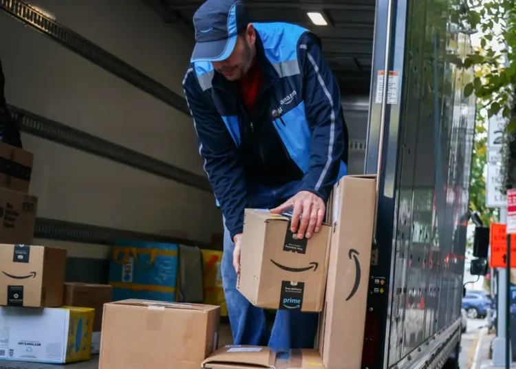 Amazon projects it’s on track to deliver nearly 90% of its own US packages