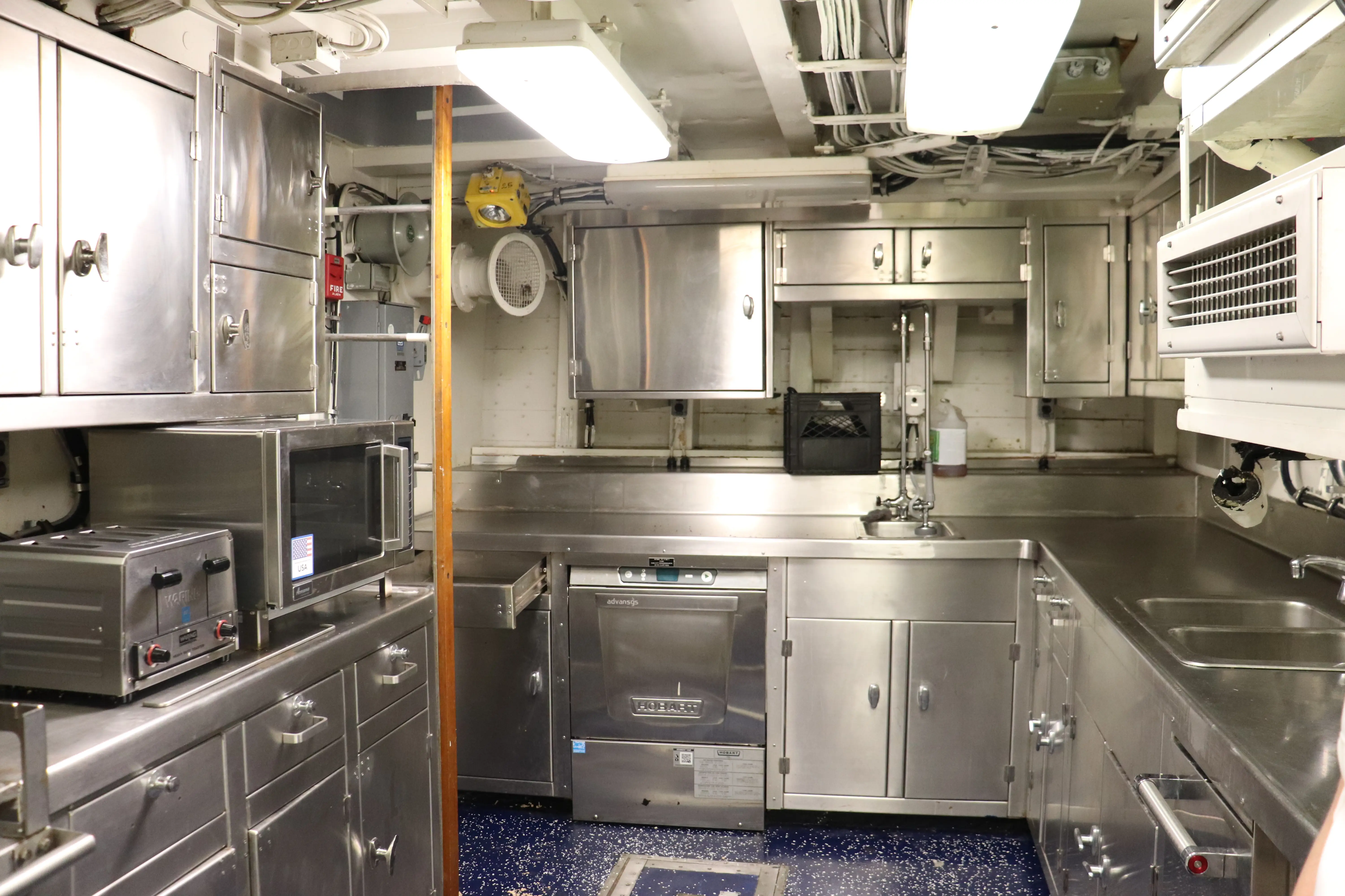 The galley of YP 700.