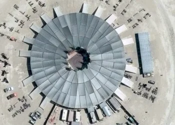 Burning Man 2026: Satellite images show how the Nevada desert transforms into Black Rock City