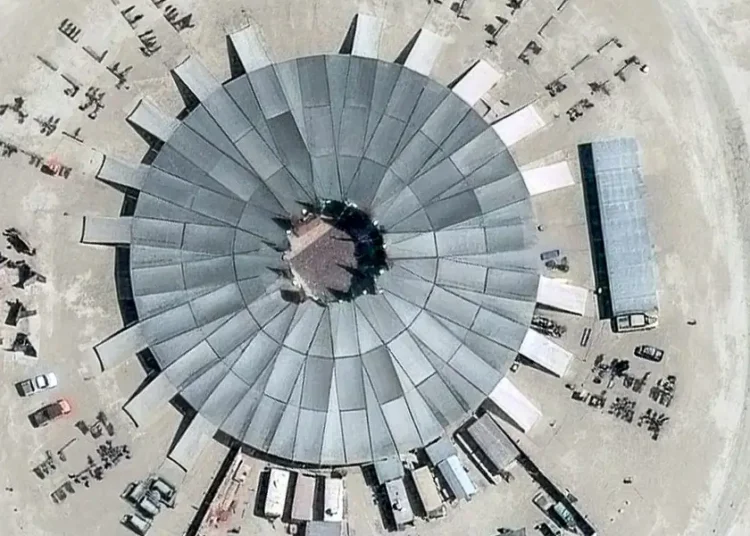 Burning Man 2026: Satellite images show how the Nevada desert transforms into Black Rock City