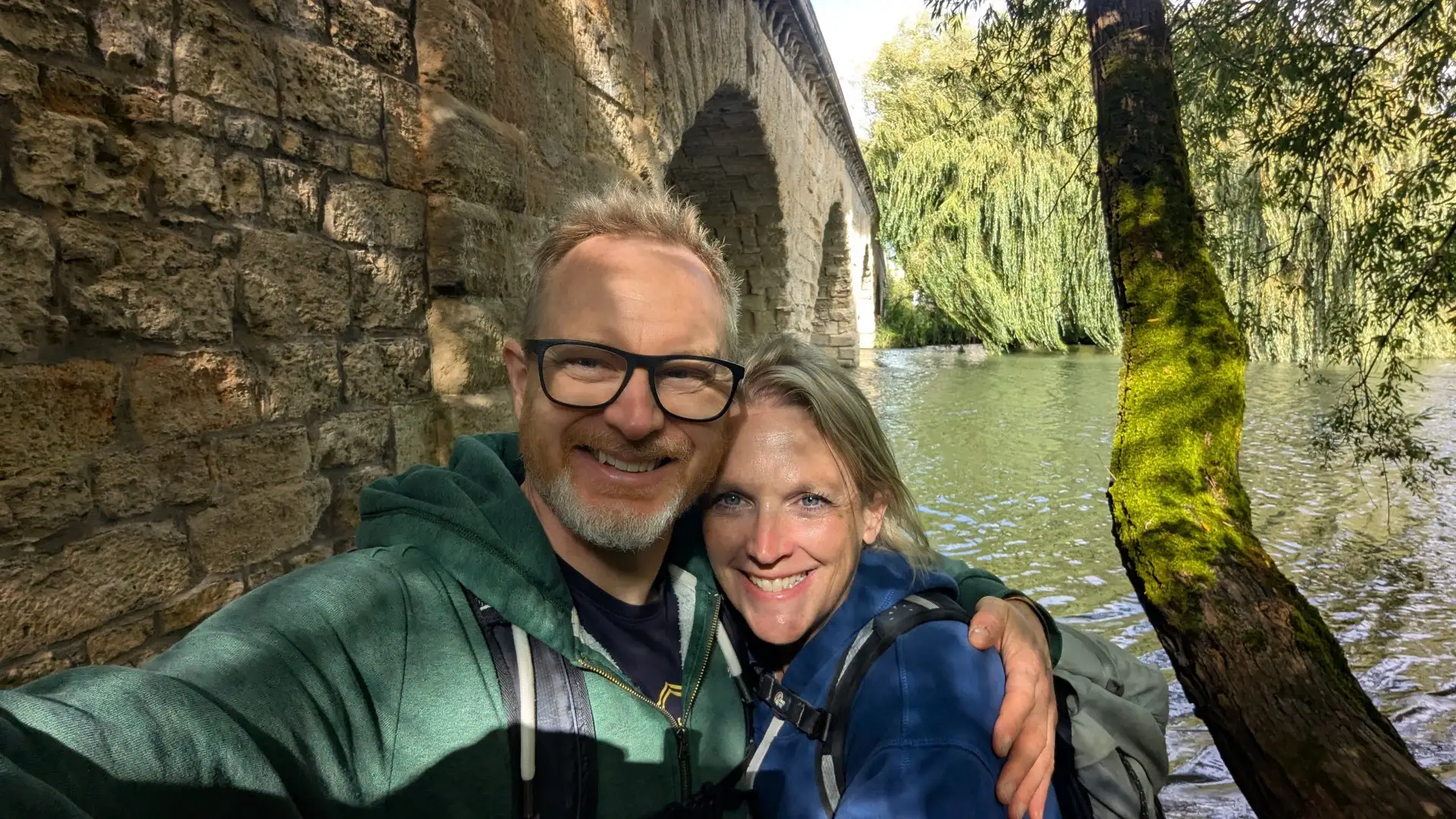 Couple taking selfie