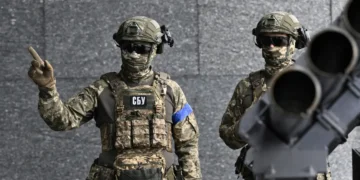 Two of Ukraine’s special forces units clashed with each other in a dramatic downtown Kyiv shootout