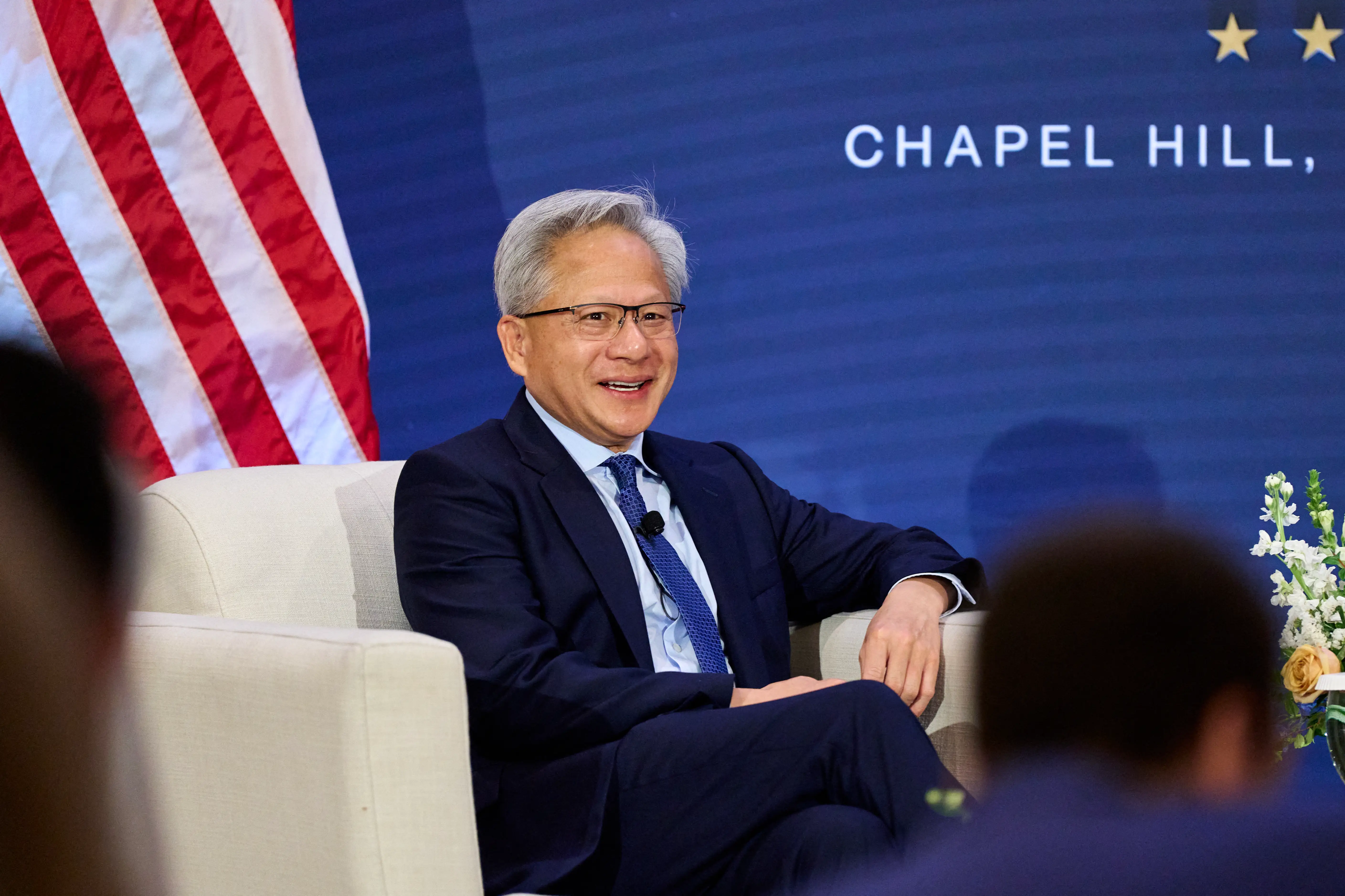 Nvidia CEO Jensen Huang is pictured.