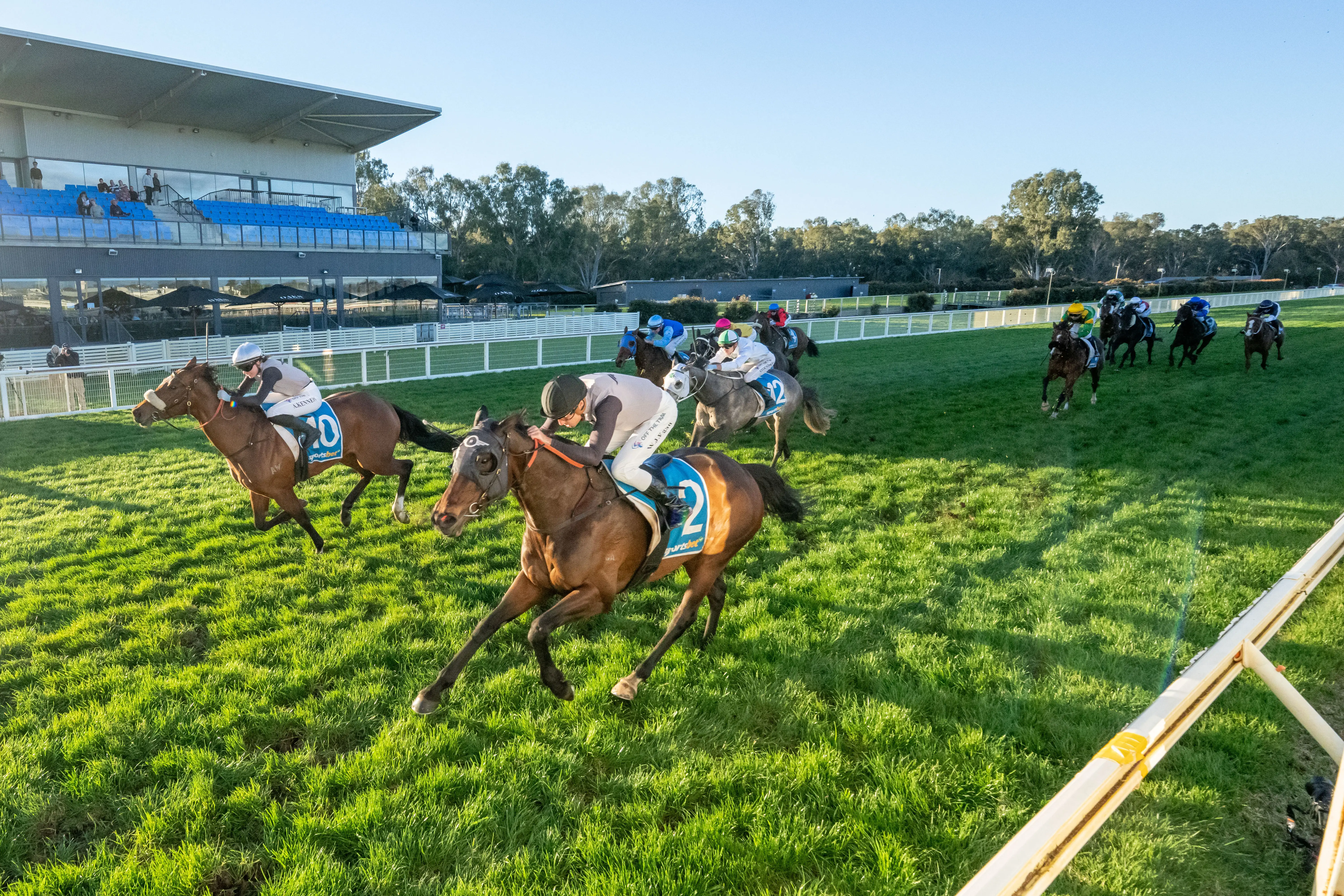 People racing on track for Melbourne Cup