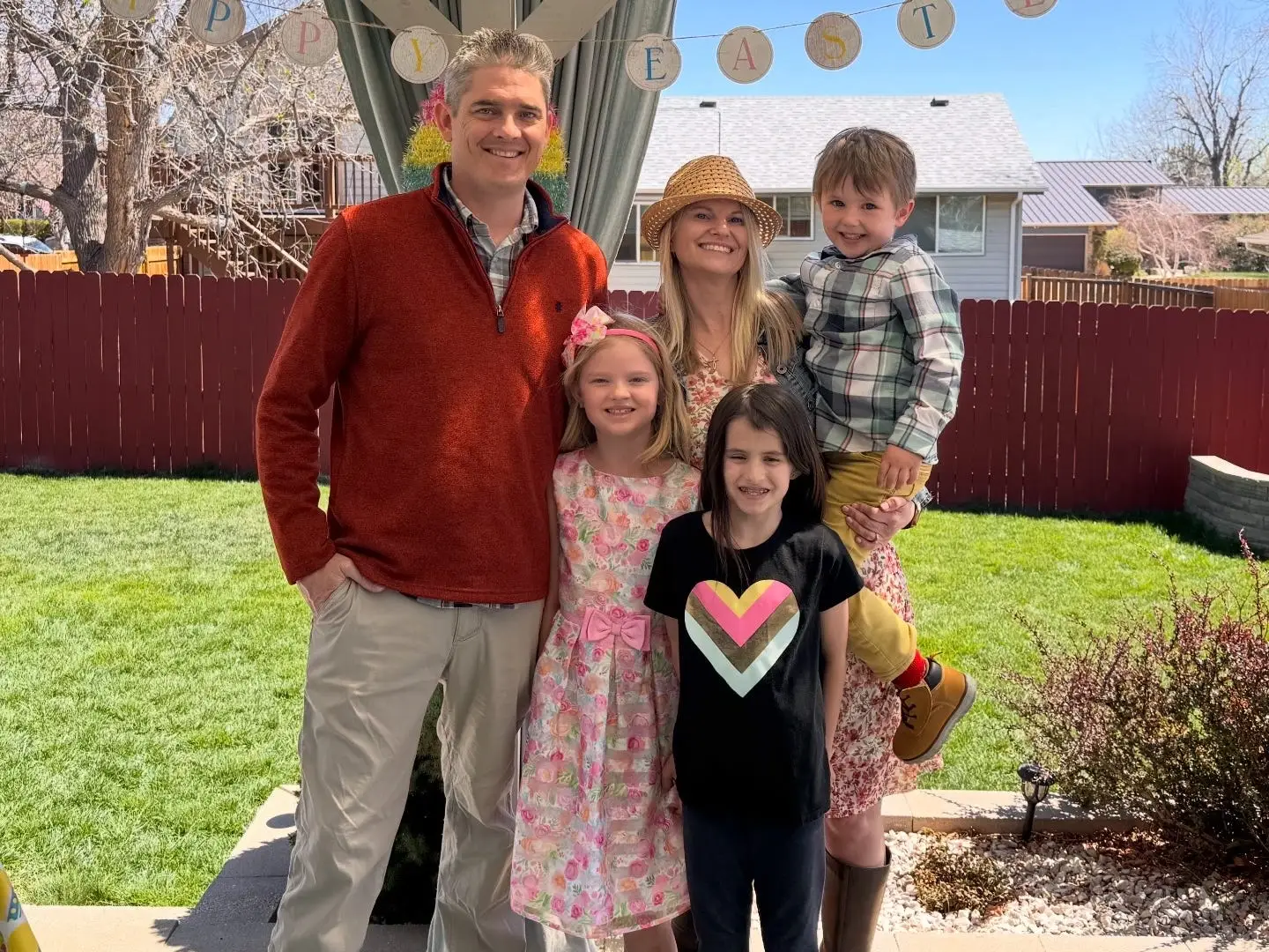 Sara Sprong and family