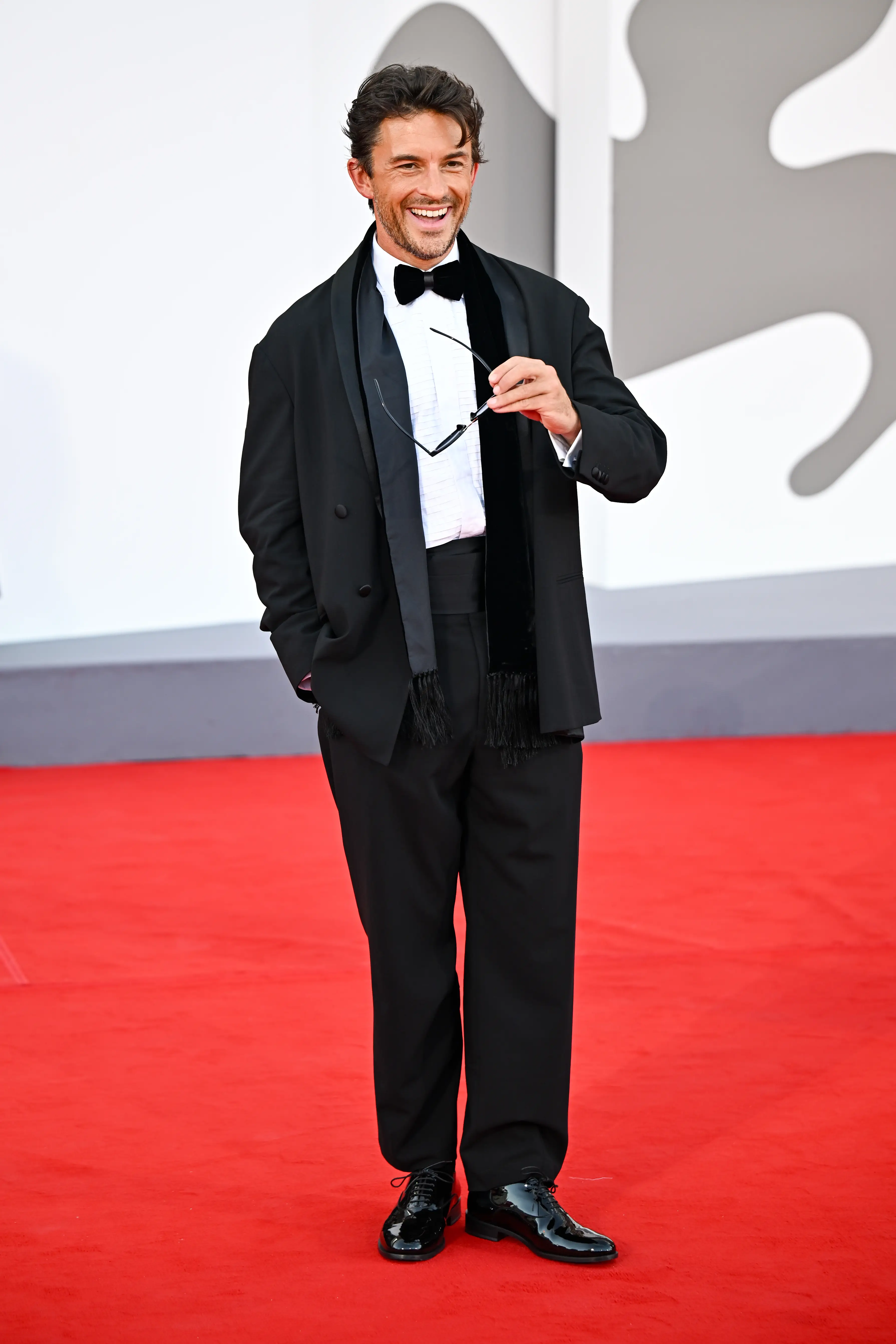 Jonathan Bailey at the 2026 Venice International Film Festival.