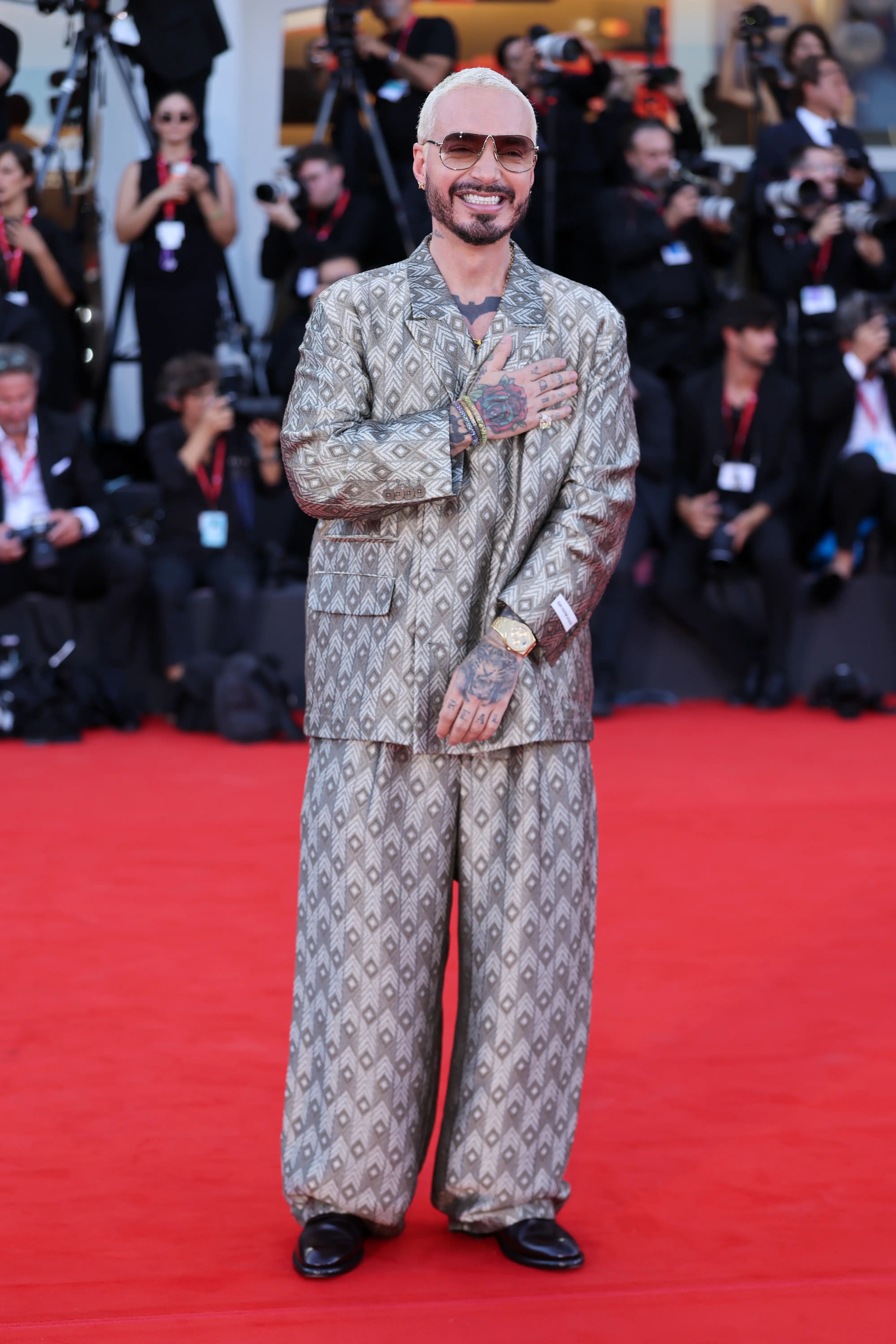 J Balvin at the 2026 Venice International Film Festival.