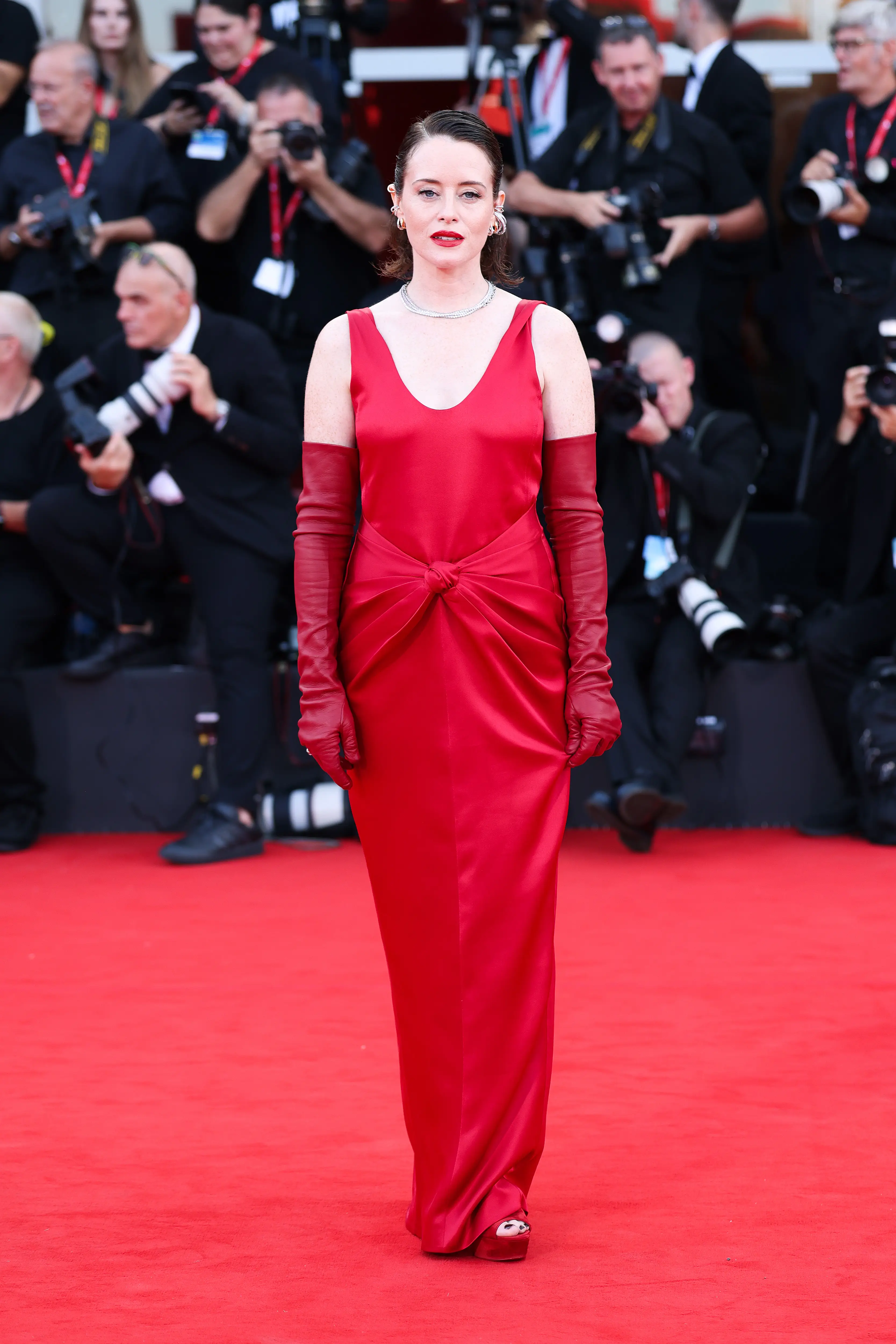 Claire Foy at the 2026 Venice International Film Festival.