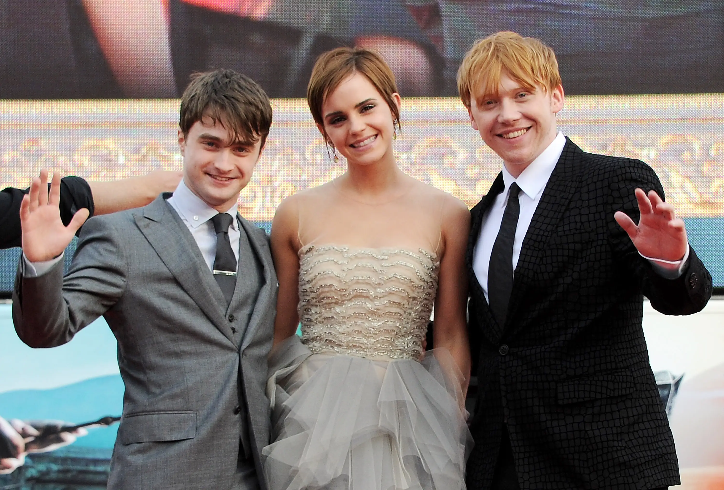 Daniel Radcliffe, Emma Watson, and Rupert Grint