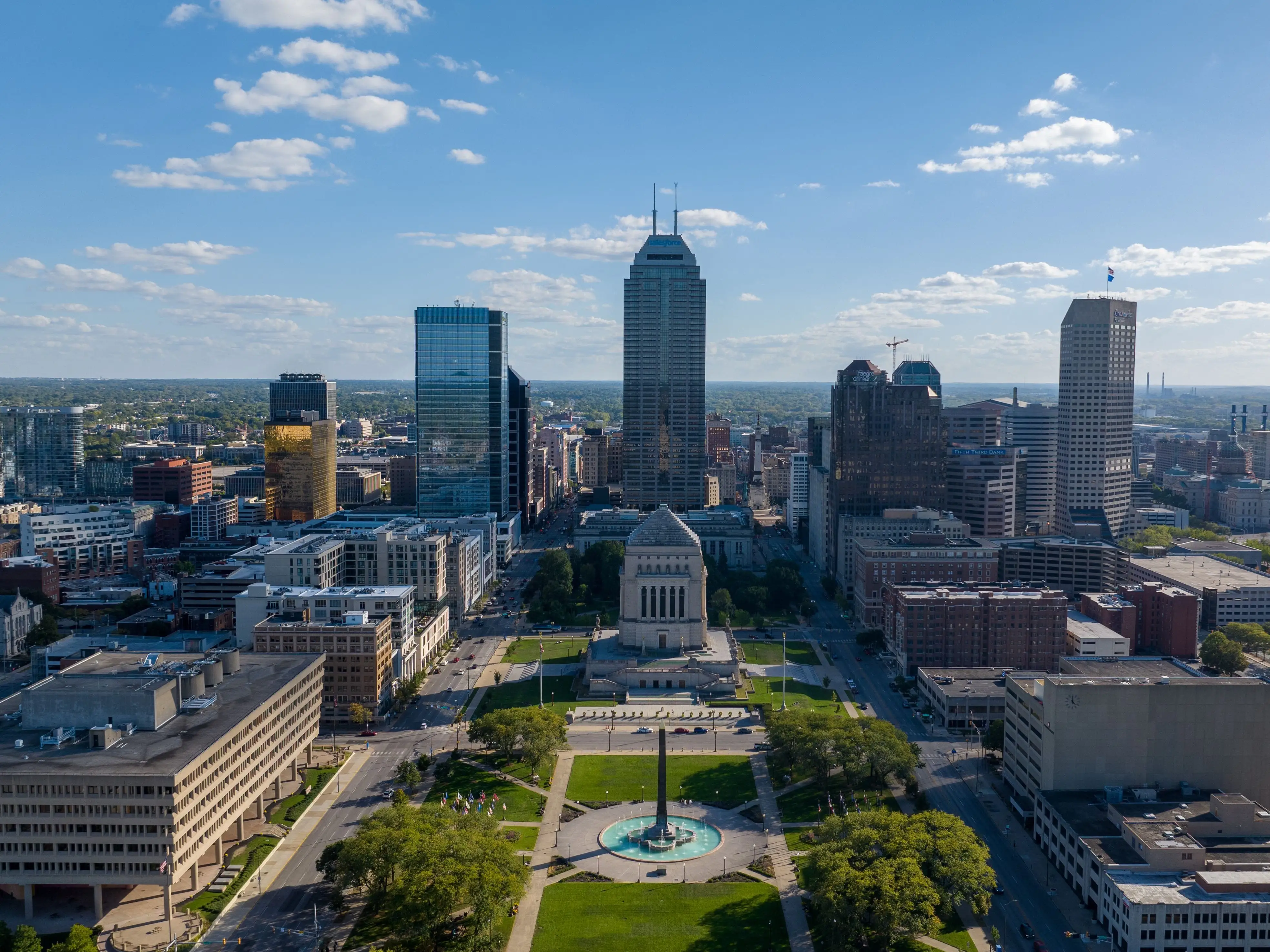 skyline of indianapolis indiana