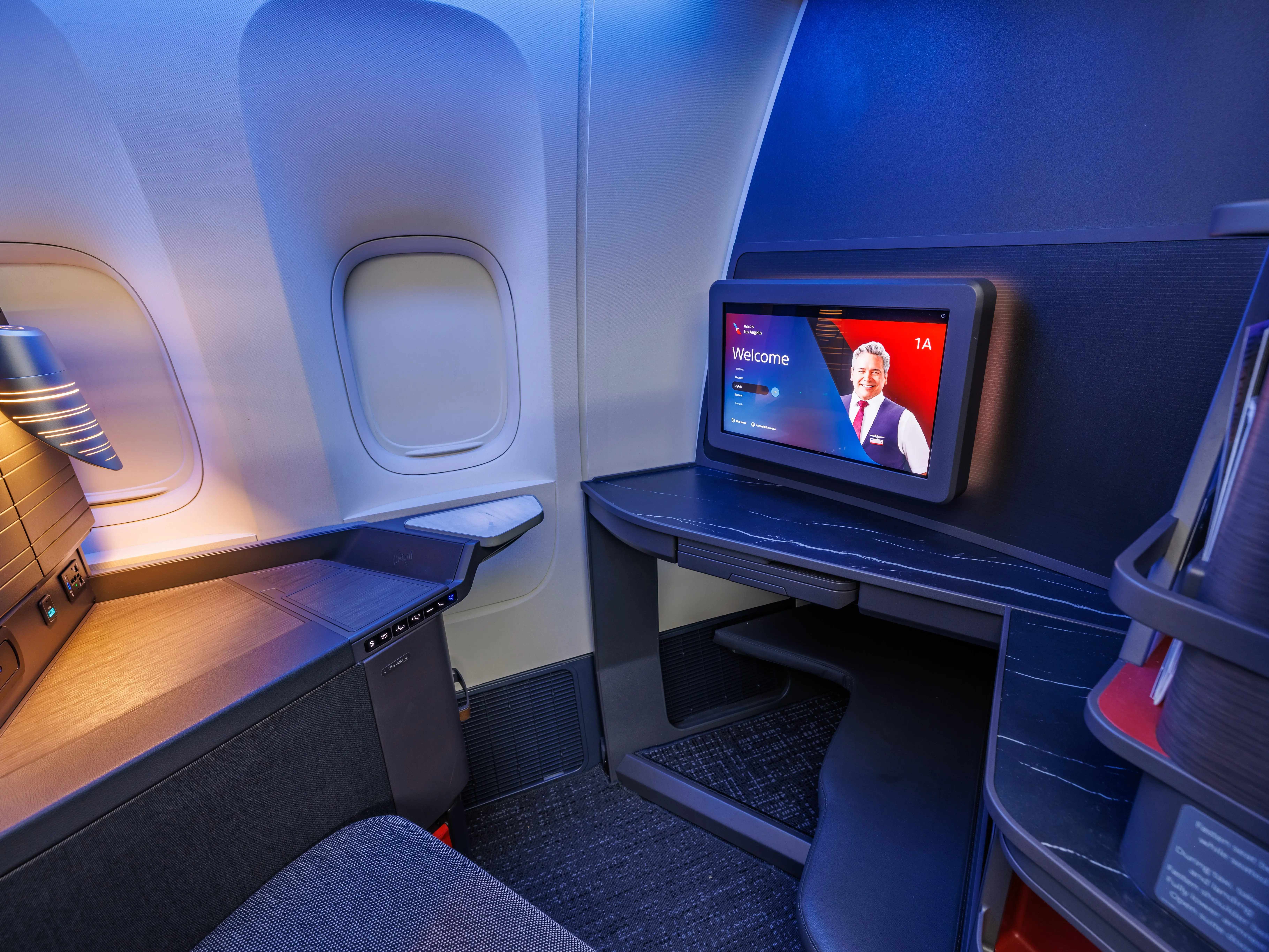 American's new 777 Preferred Suite.