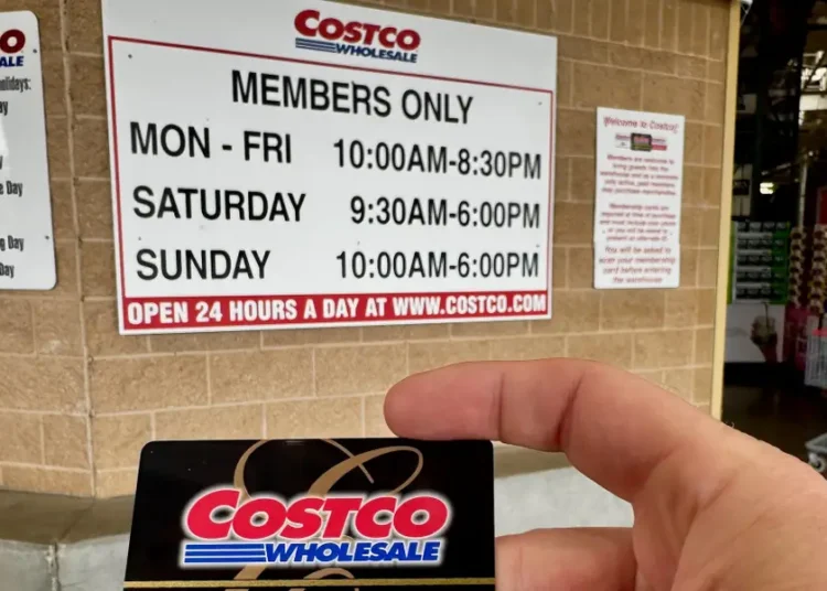 Most national retailers close on 2 holidays. Costco shuts down for 7.