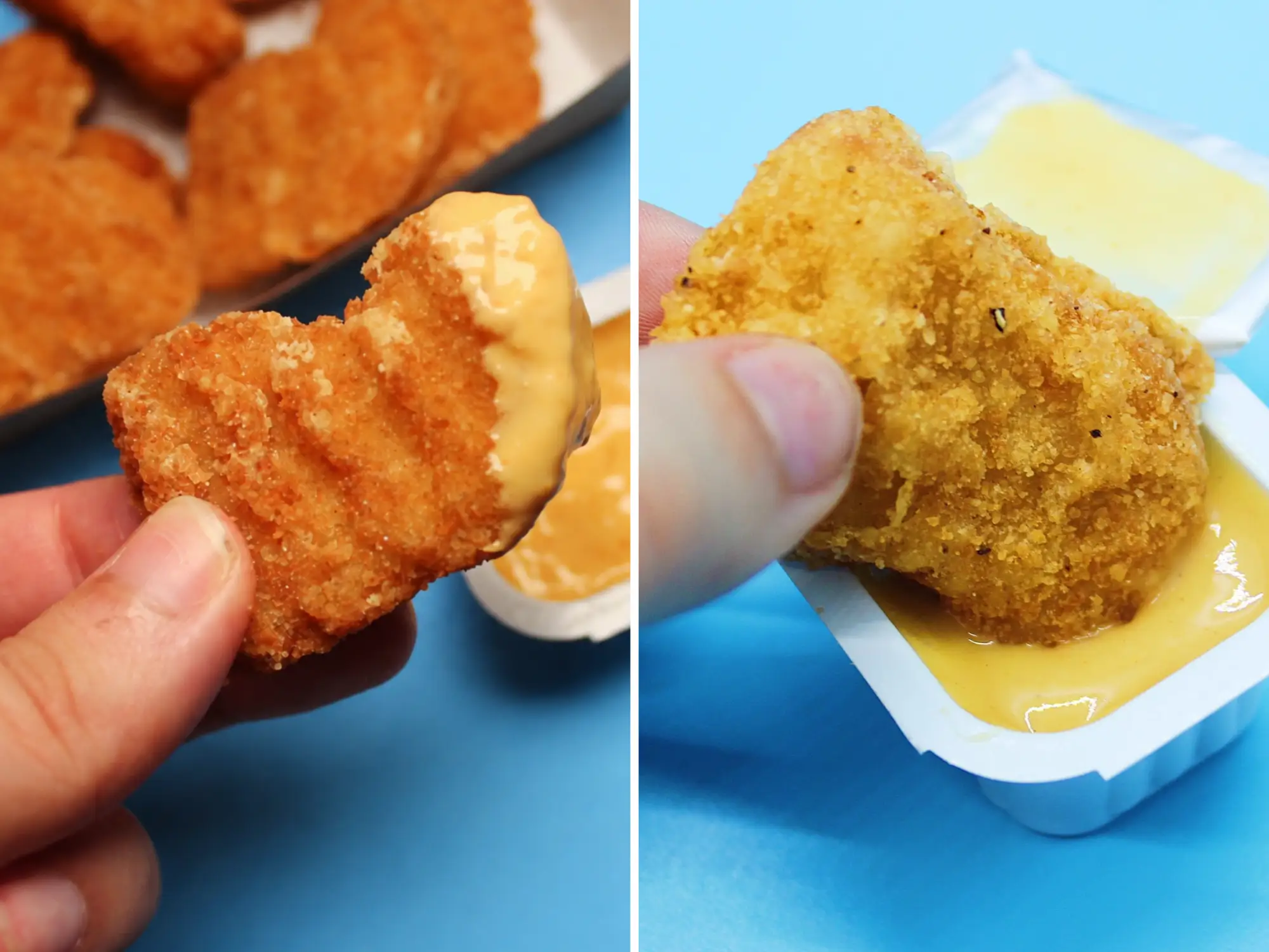 burger king nuggets then and now