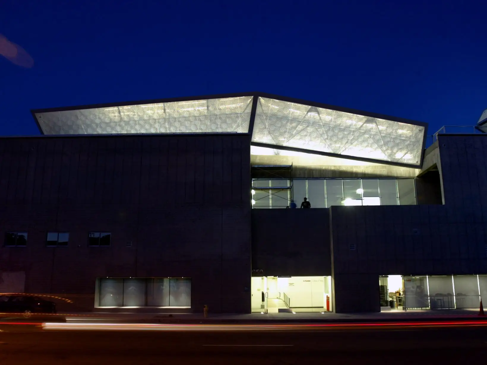 The new south campus of Art Center, College of Design on Raymond Ave. in Pasadena. Pic. shows the view of the college from the Raymond Ave. side.