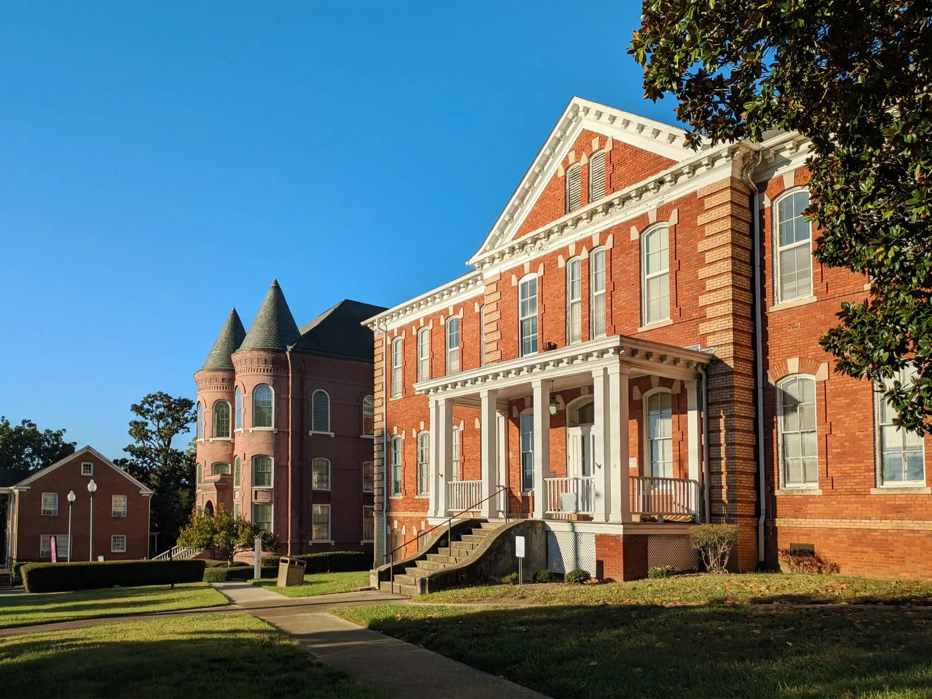 The campus of Shaw University , an HBCU in downtown Raleigh NC