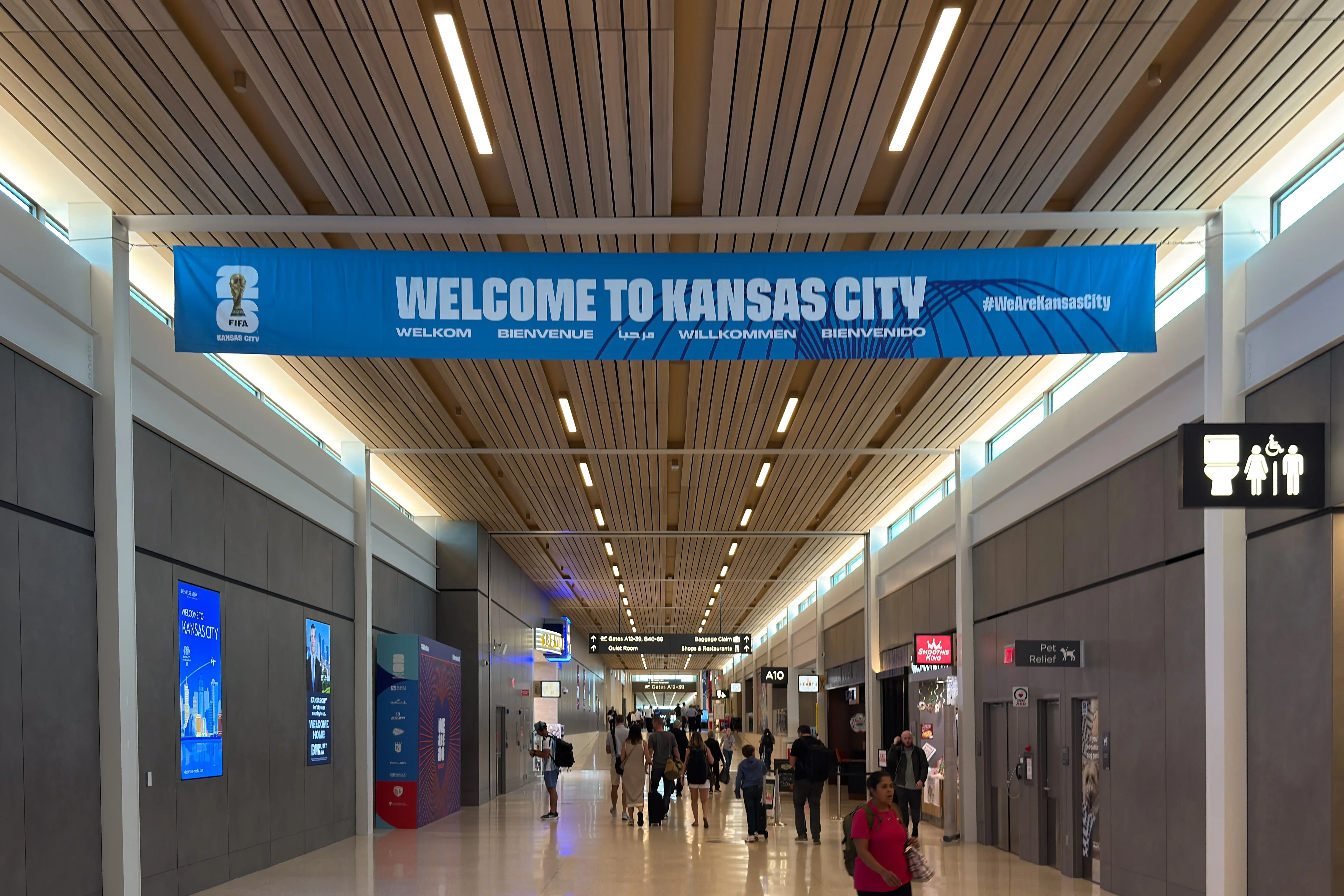 Kansas City International Airport.