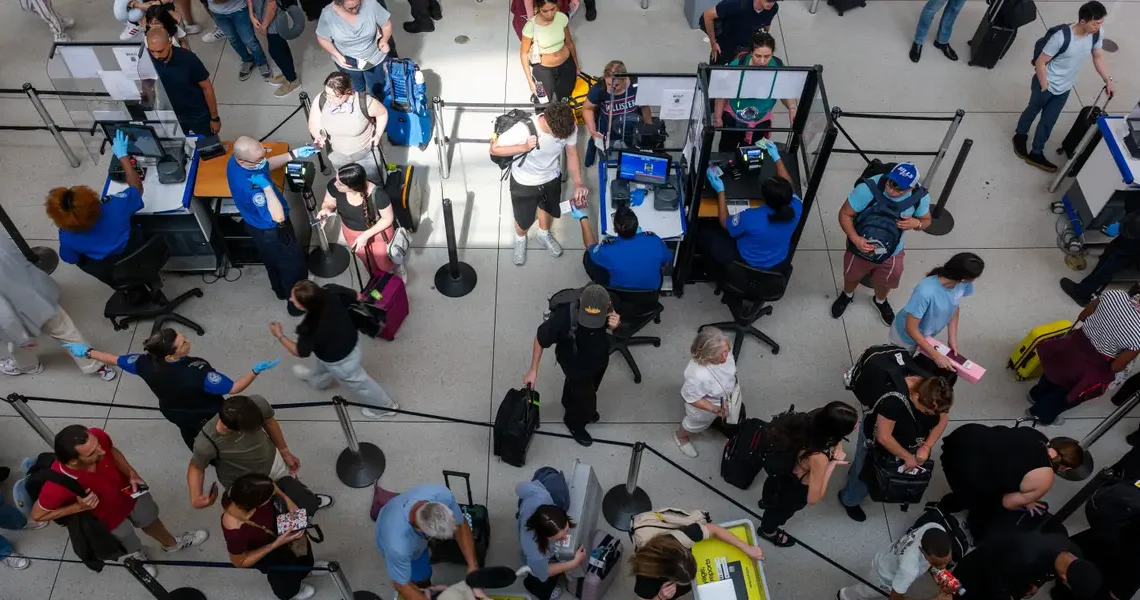 The US airports with the longest and shortest security wait times — ranked