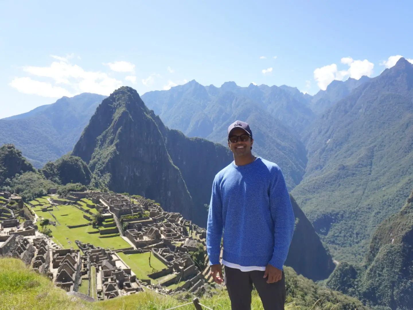 Shayan Hossain in Machu Picchu.