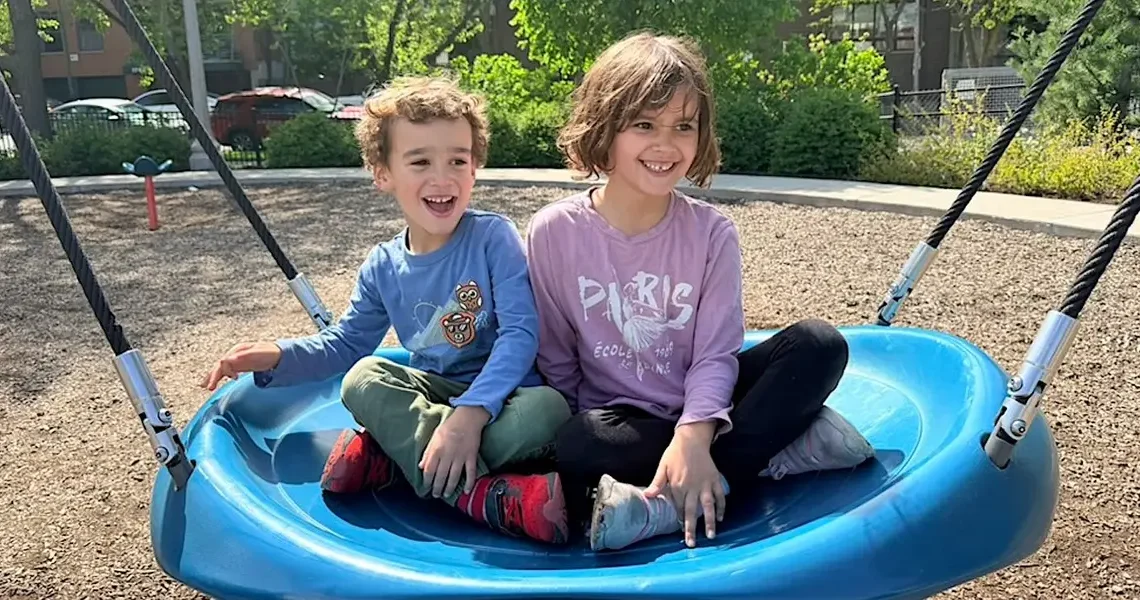 We moved our kids from a small town to Chicago. They’re more independent, and we have more to do.