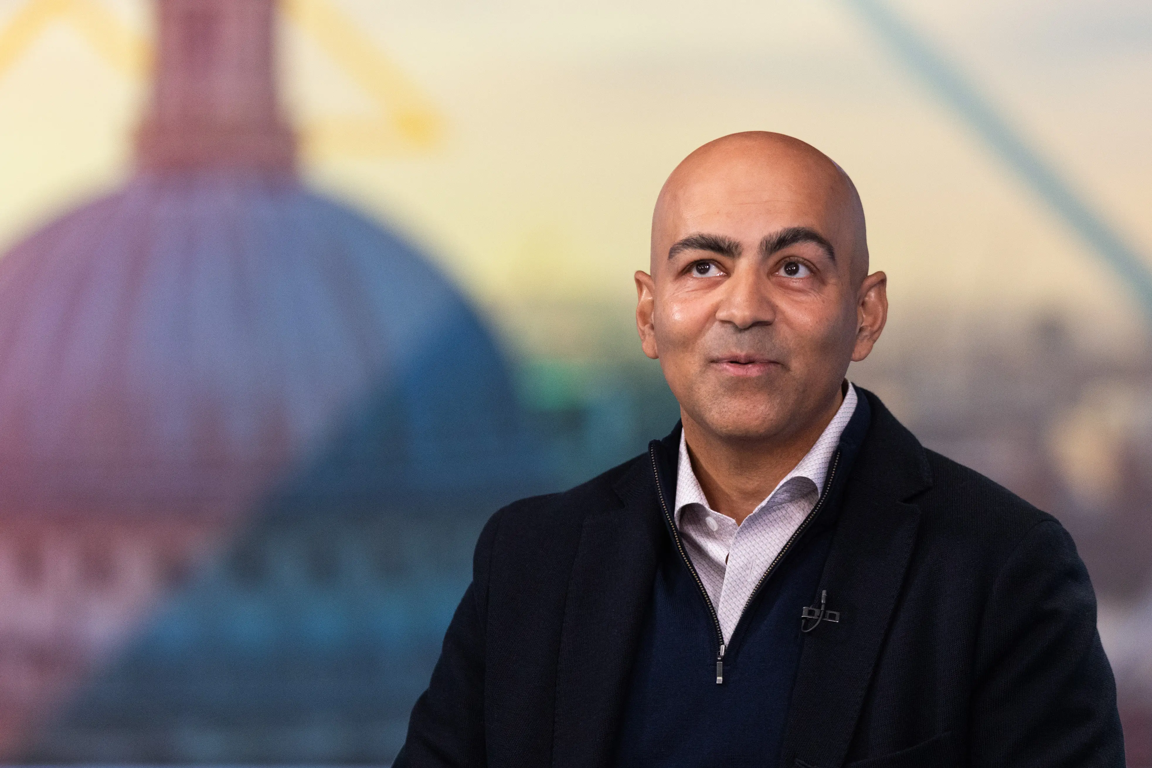 Anish Acharya, general partner of Andreessen Horowitz, during a Bloomberg Television interview in London, UK, on Thursday, Feb. 5, 2026.